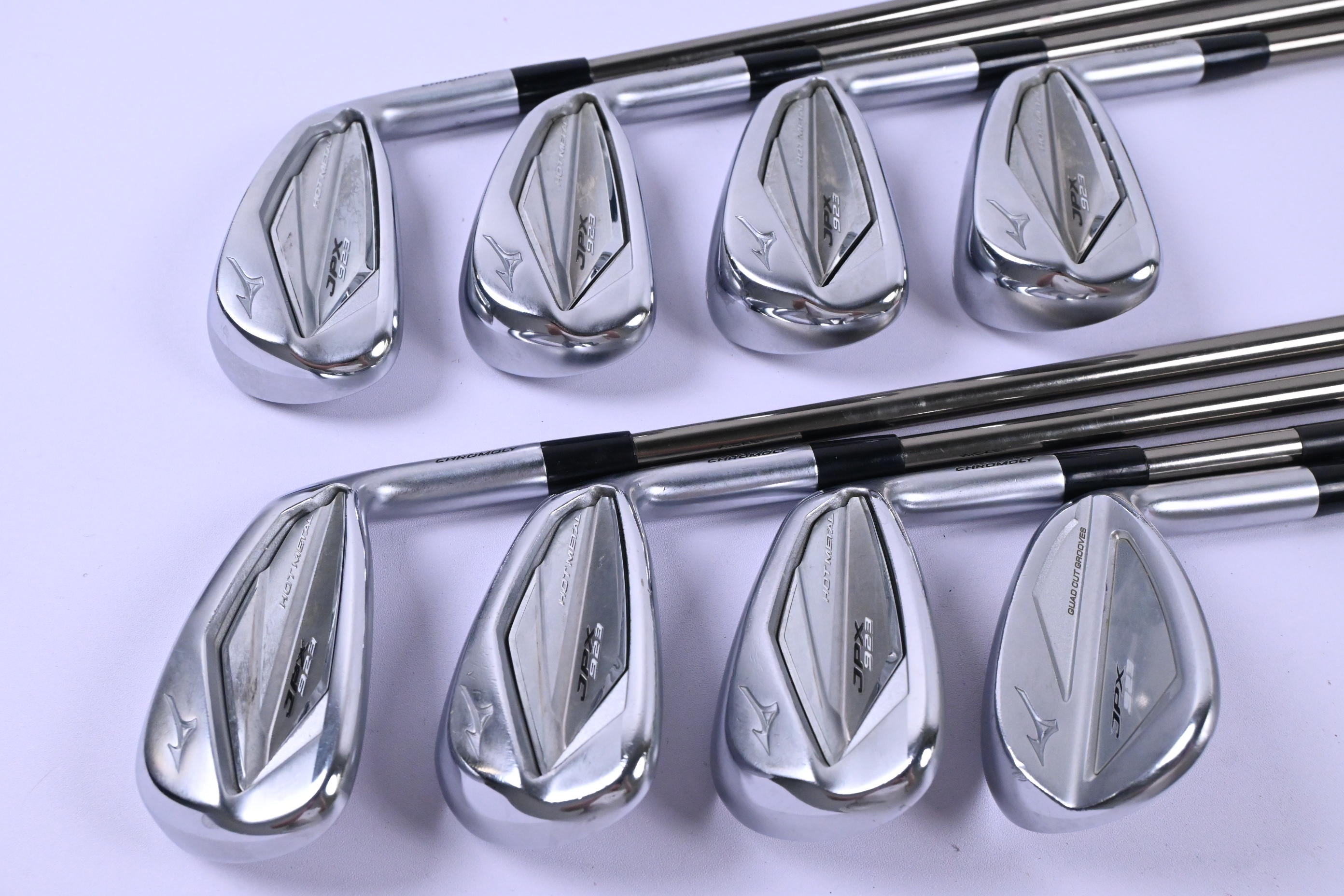 Mizuno JPX 923 Hot Metal Irons / 4-PW+SW / Regular Flex UST Recoil ESX 460