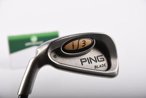 Left Hand Ping i3 #4 Iron / 24 Degree / Green Dot / Senior Flex Ping 350 Series
