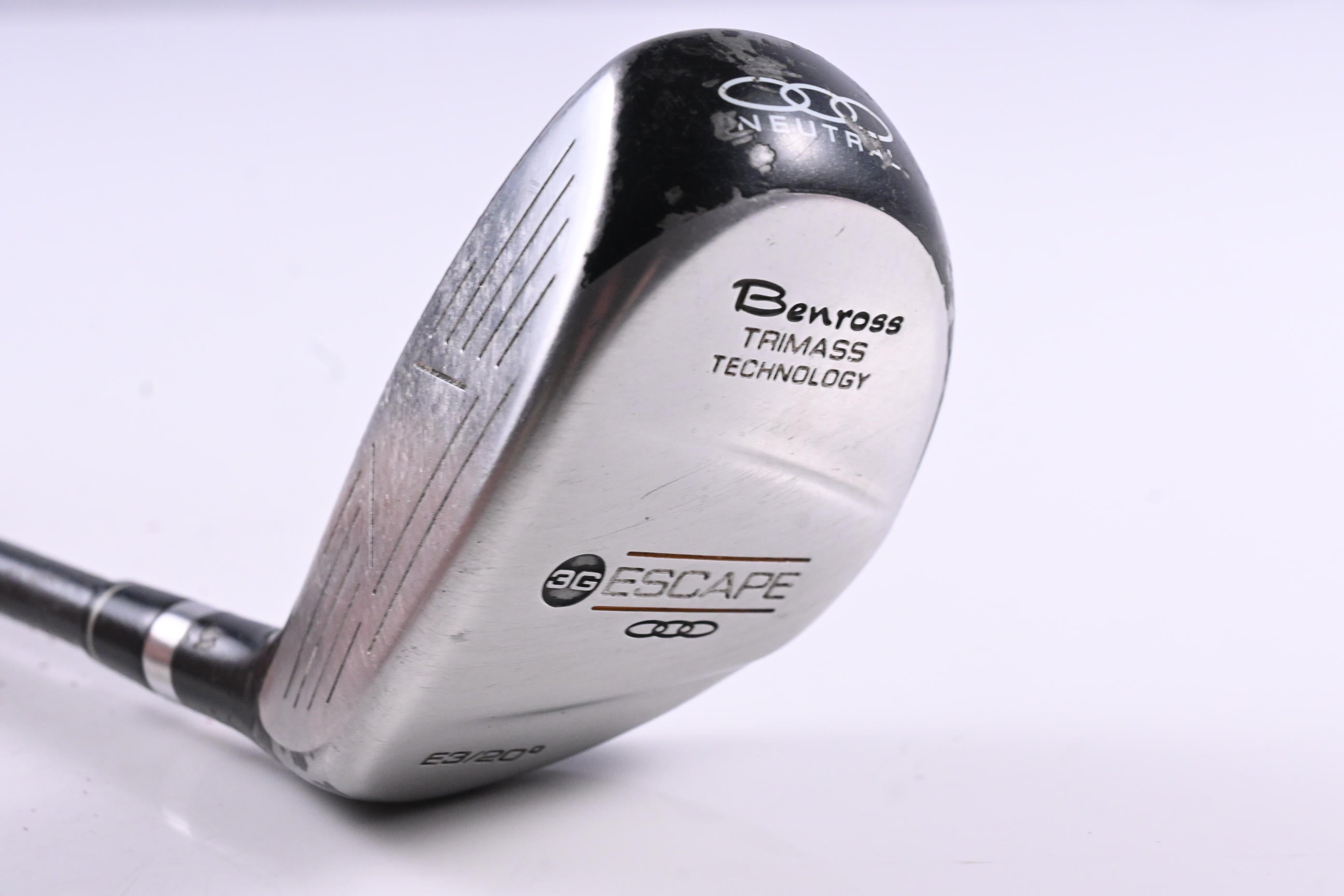 Left Hand Benross 3G Escape #3 Hybrid / 20 Degree / Regular Flex Aldila TM-70 Shaft