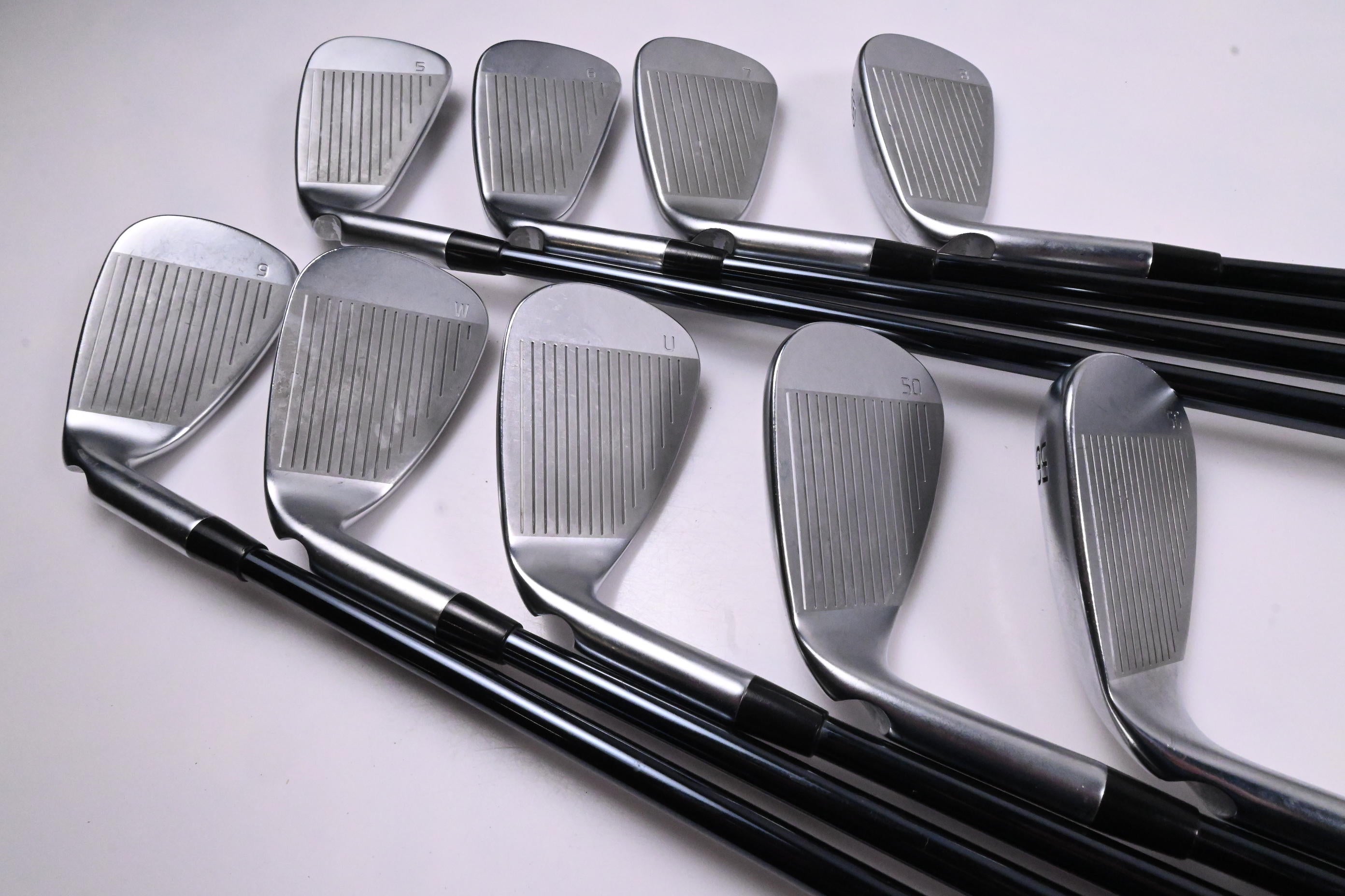 Ping G730 Irons / 5-PW+GW+50°+56° / Red Dot / Senior Flex UST Recoil Dart 65