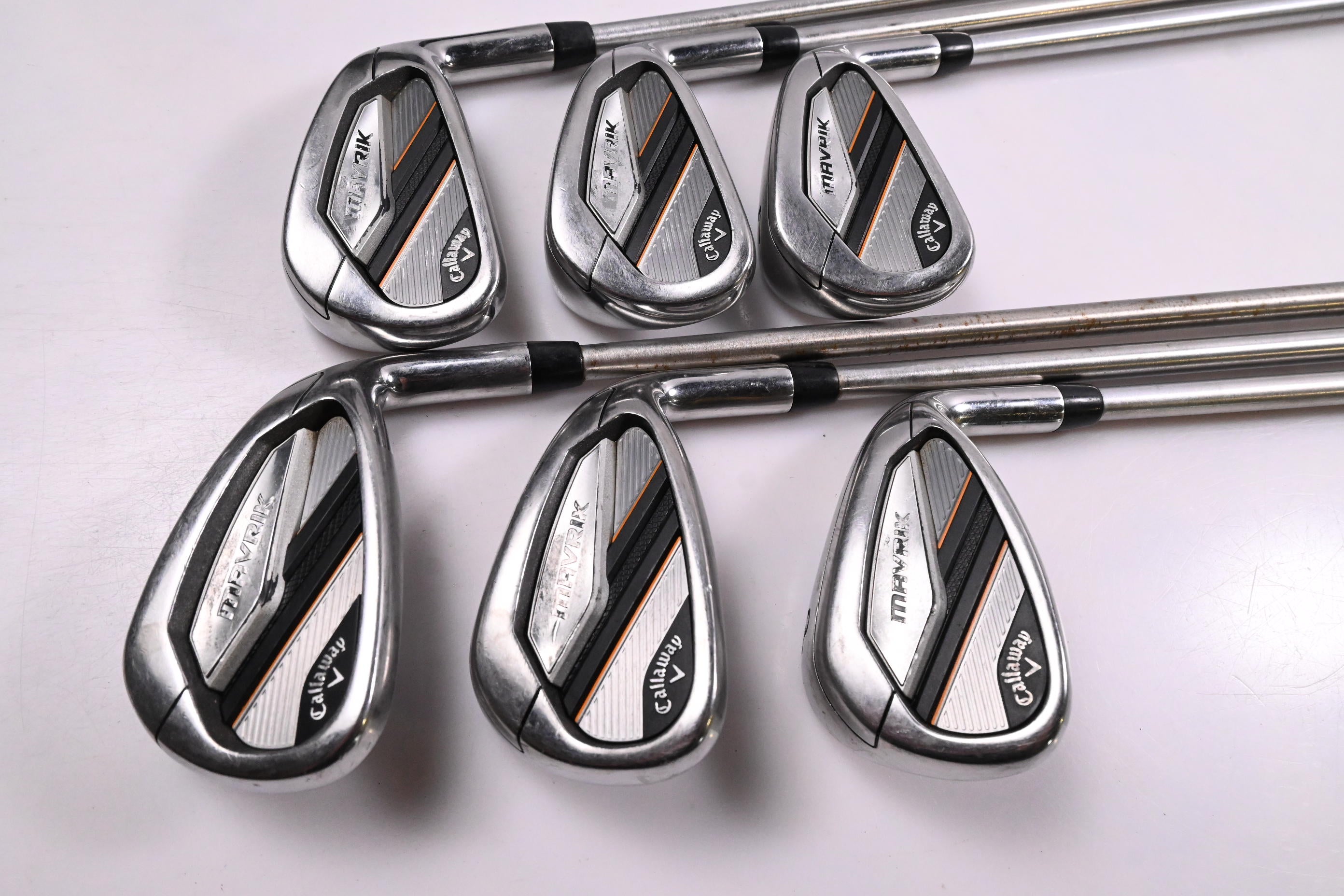 Callaway Mavrik Irons / 5-PW / Stiff Flex KBS Tour C-Taper Lite 110 Shafts
