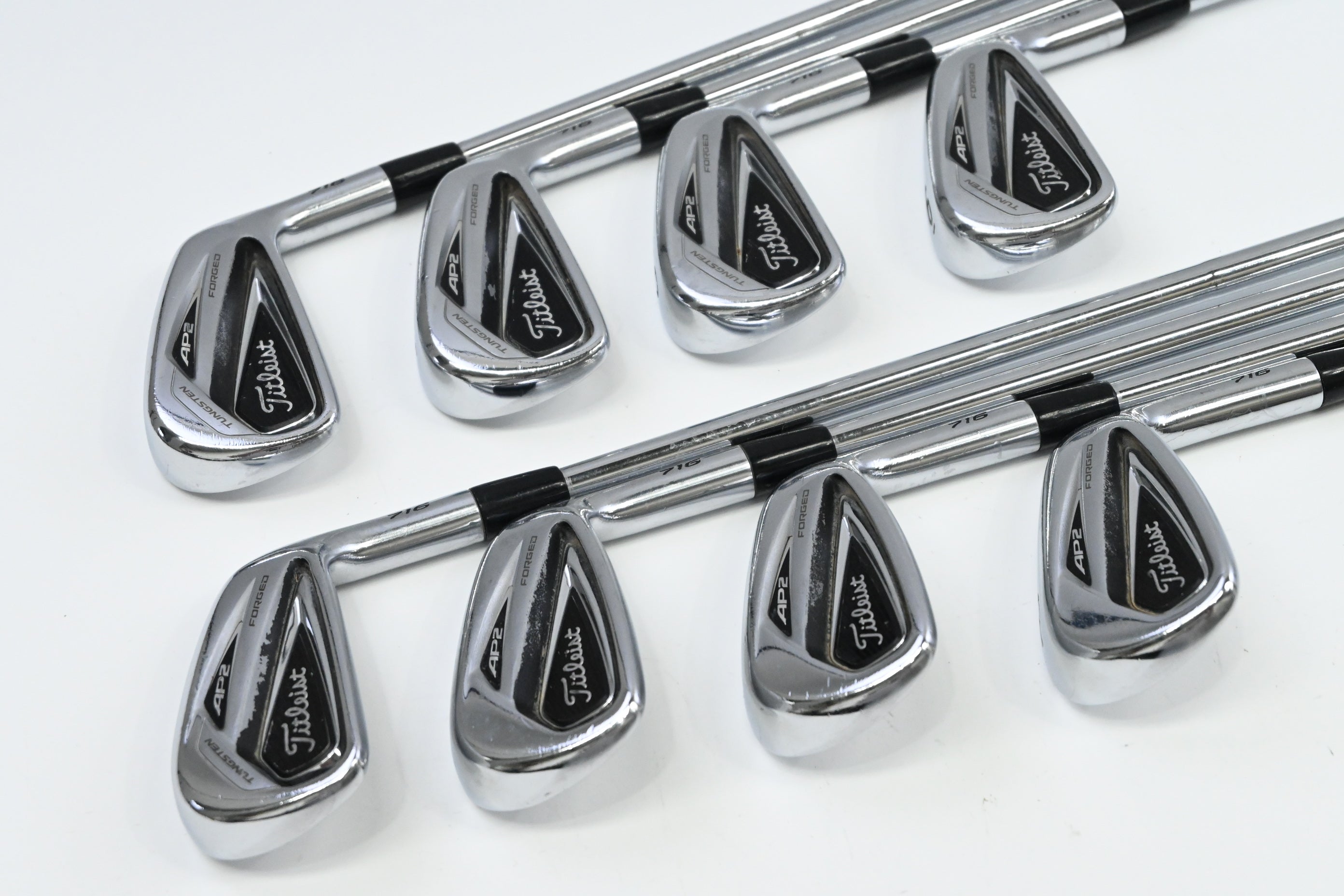 Titleist 716 AP2 Irons / 3-PW / Stiff Flex AMT Dynamic Gold S300 Shafts