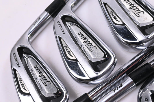 Titleist 714 AP2 Irons / 4-PW / Stiff Flex Steel Shafts