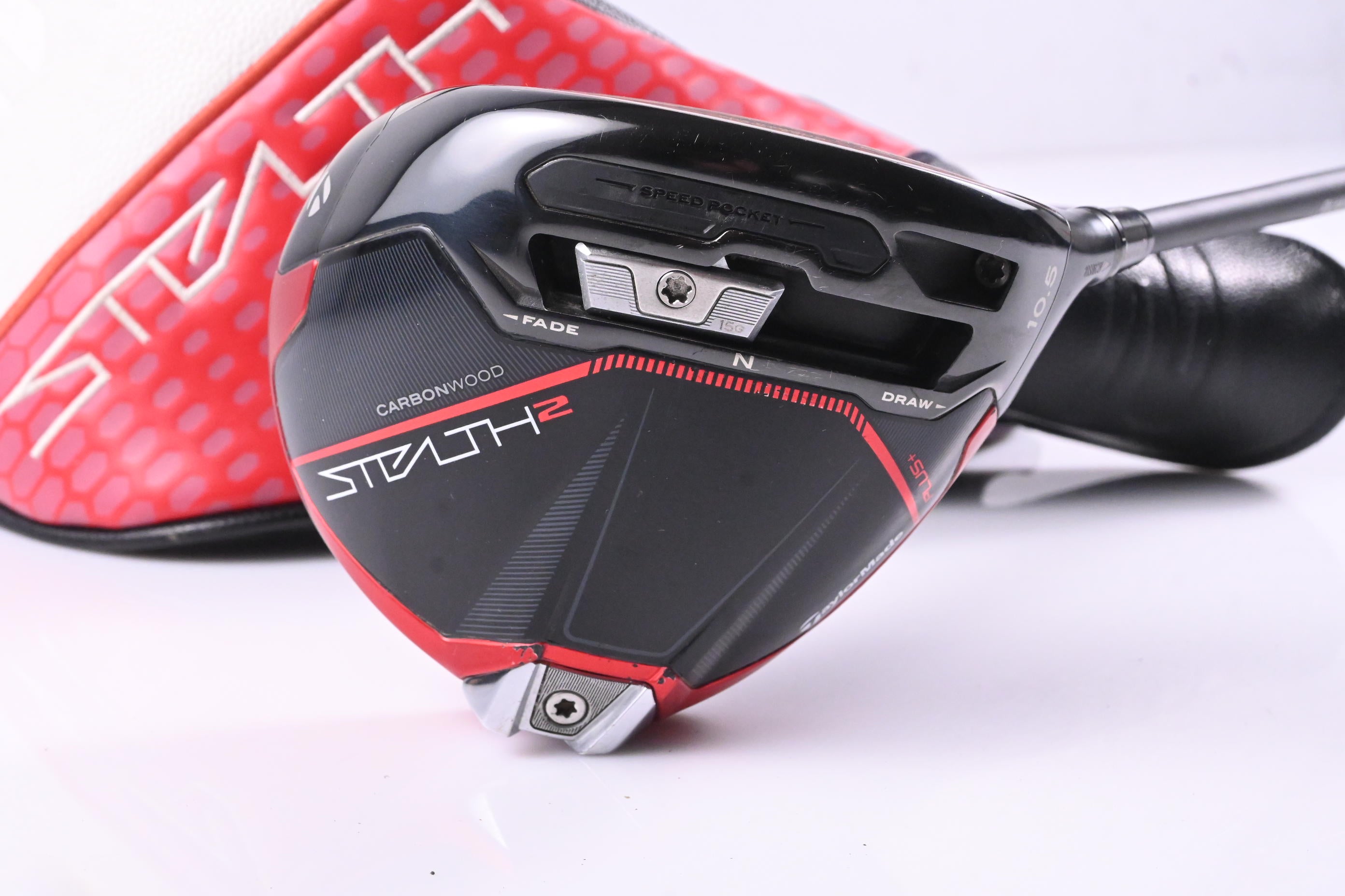 Taylormade Stealth 2 Plus Driver / 10.5 Degree / Stiff Flex Dark Waves White 60