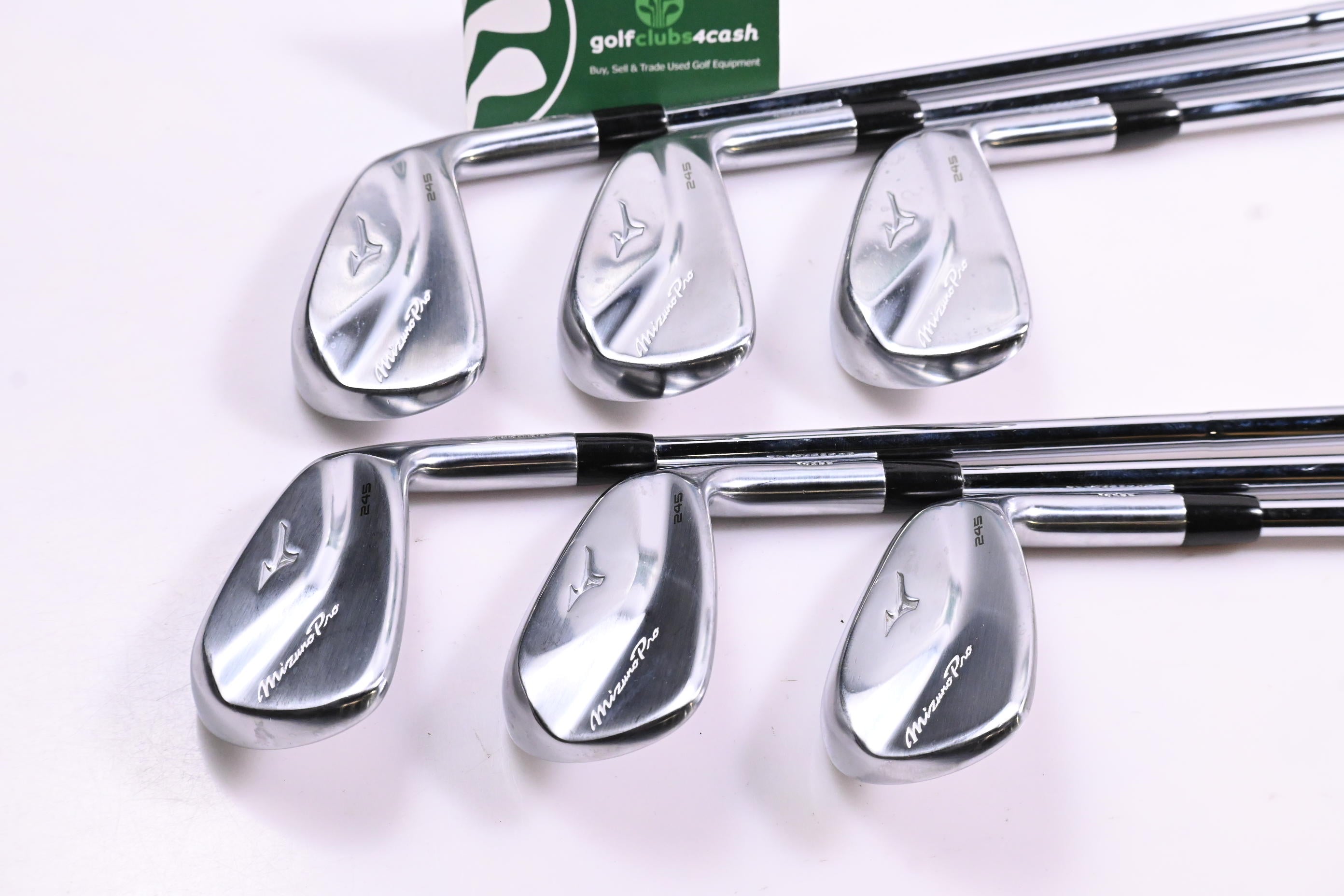 Mizuno Pro 245 Irons / 5-PW / Stiff Flex Steel Shafts
