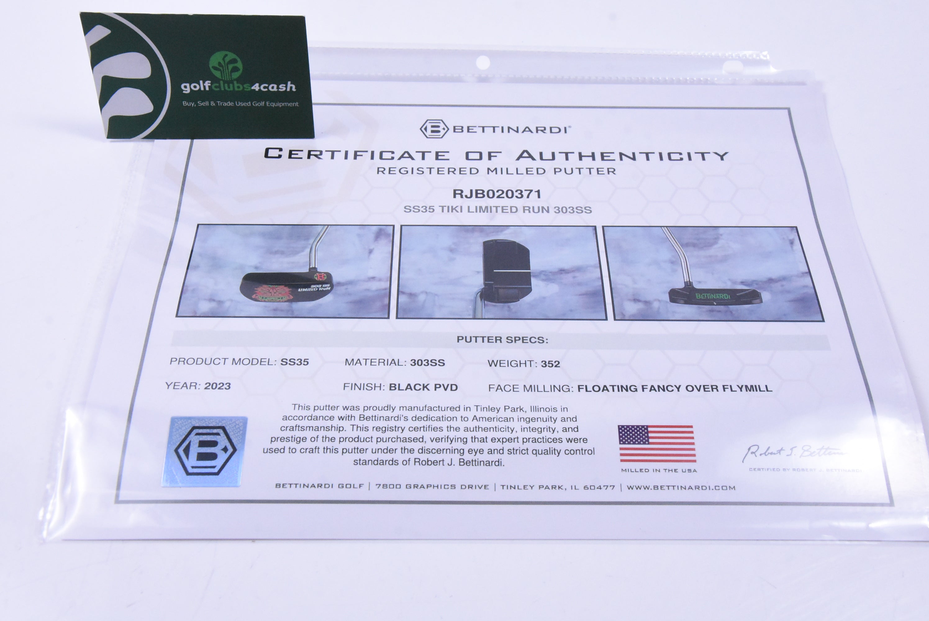 Bettinardi SS35 Tiki Limited Run 2023 Putter / 35 Inch