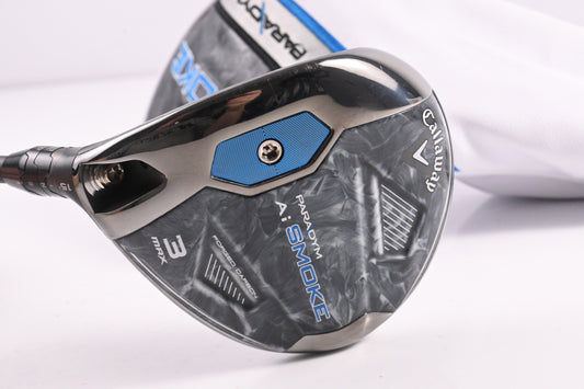 Left Hand Callaway Paradym Ai Smoke Max #3 Wood / 15 Degree / Regular Flex Shaft