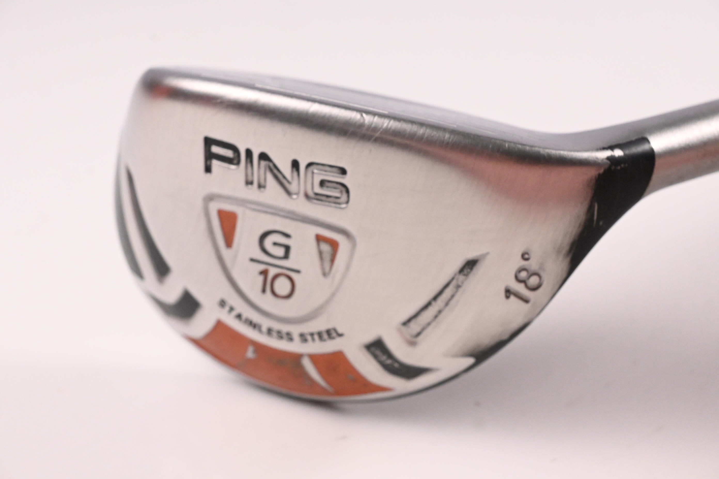 Ping G10 #2 Hybrid / 18 Degree / Stiff Flex Grafalloy ProLaunch Red Shaft