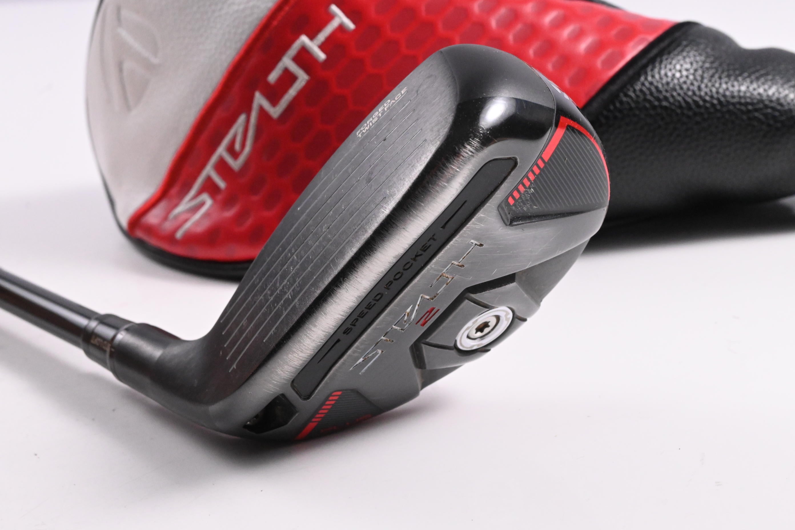 Left Hand Taylormade Stealth 2 Plus #3 Hybrid / 19.5 Degree / Stiff Flex Kai`li