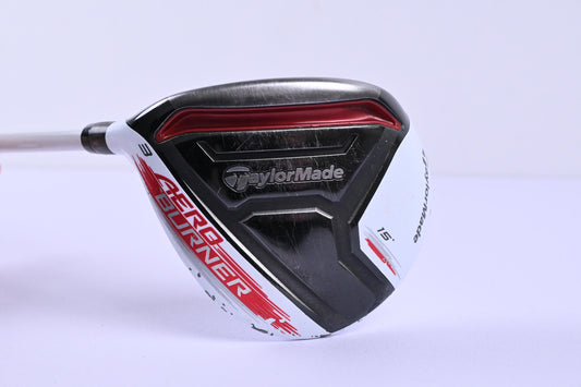 Left Hand Taylormade Aeroburner #3 Wood / 15 Degree / Regular Flex Matrix 60