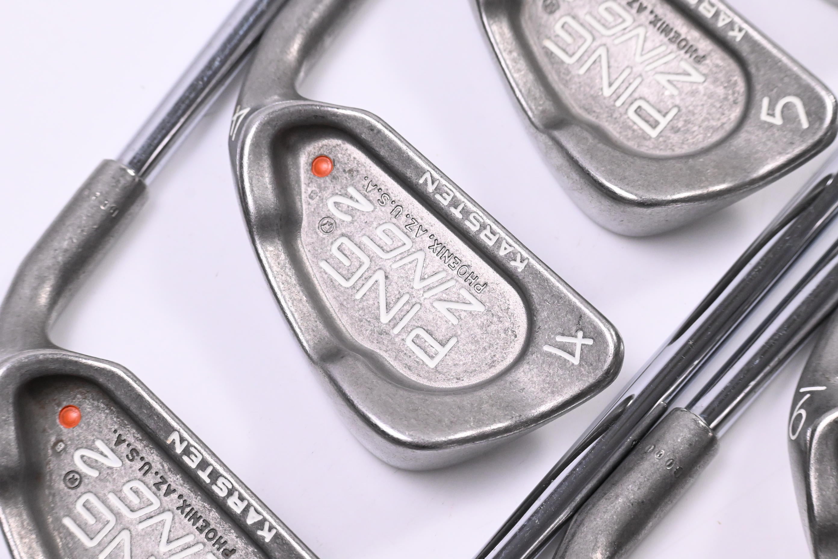 Ping Zing 2 Irons / 3-PW+GW / Orange Dot / Regular Flex Ping Karsten Shafts