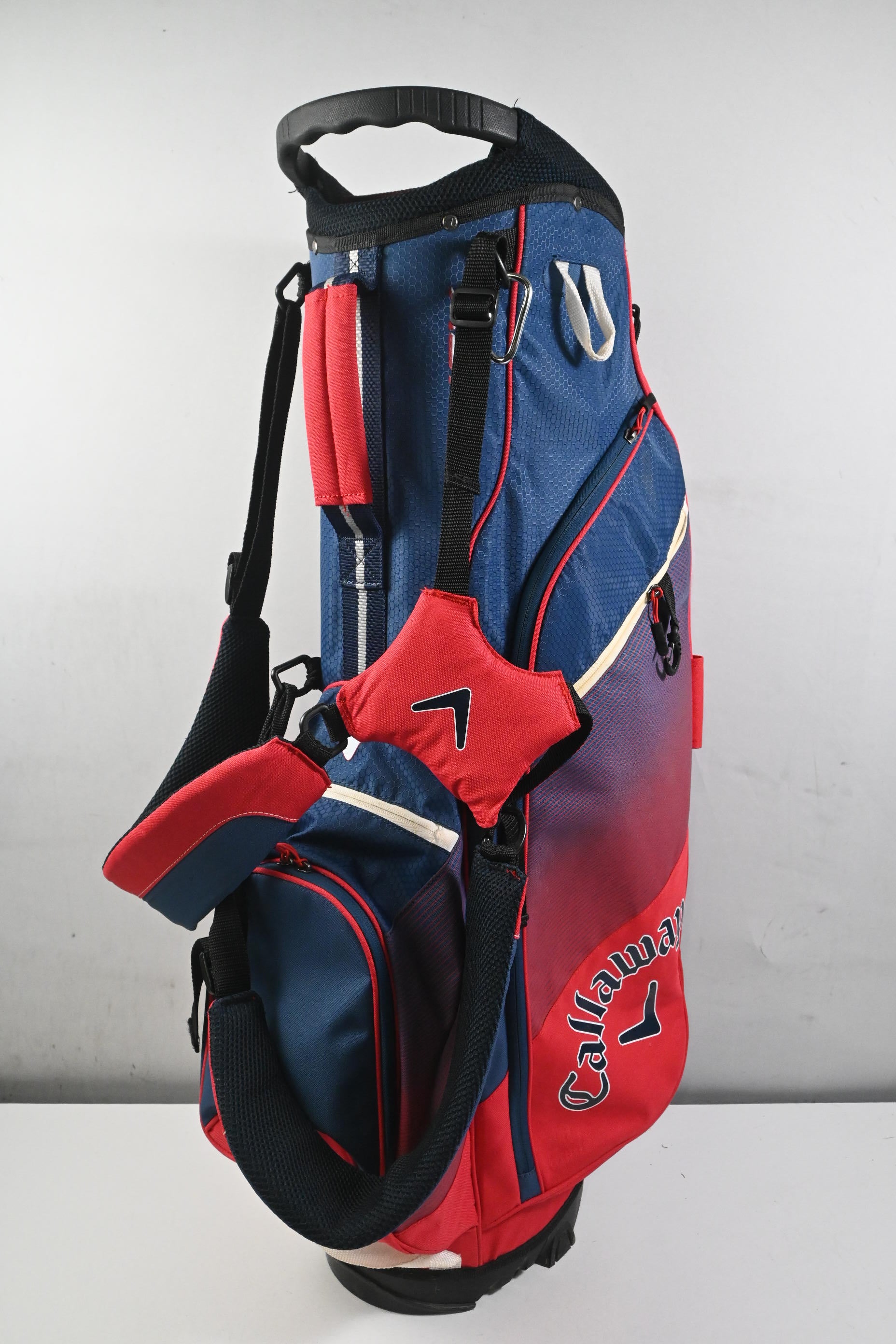 Callaway Chev Stand Bag / 5-Way Divider / Blue, Red
