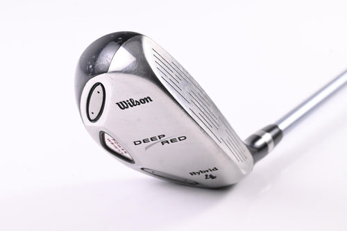 Wilson Deep Red #4 Hybrid / 22 Degree / Regular Flex Fujikura Shaft