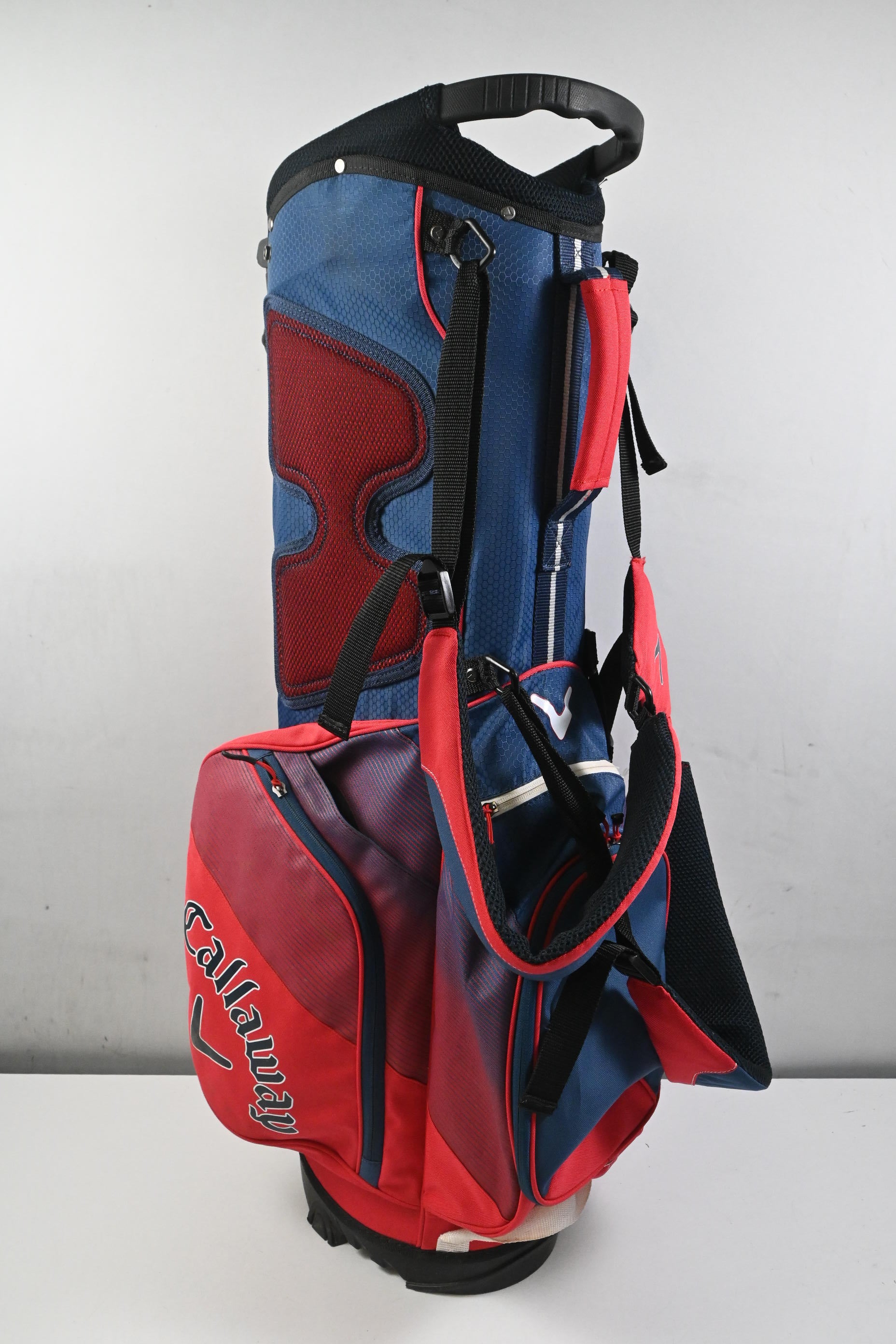 Callaway Chev Stand Bag / 5-Way Divider / Blue, Red