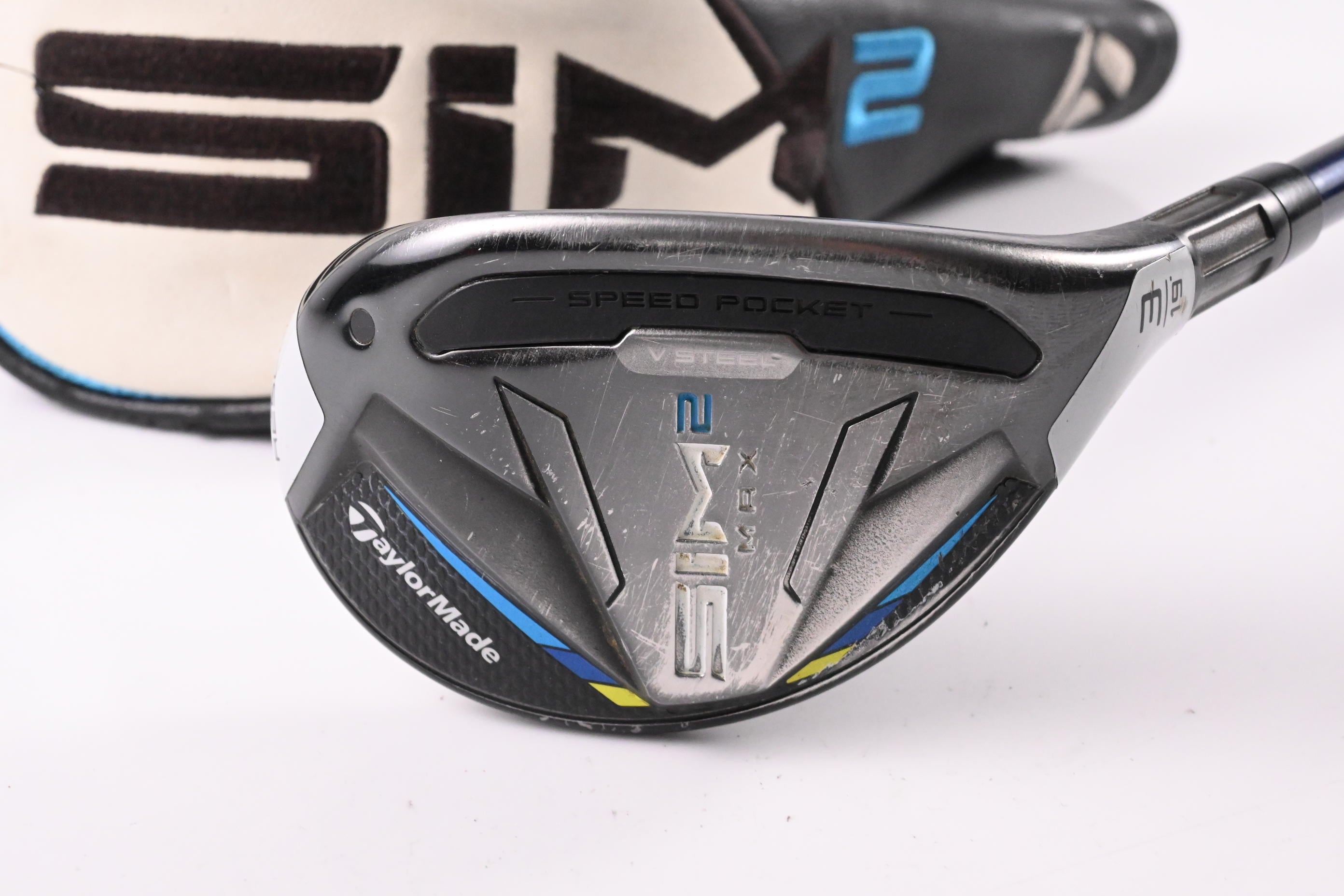 Taylormade SIM2 Max #3 Hybrid / 19 Degree / Stiff Flex Fujikura Ventus Blue 7