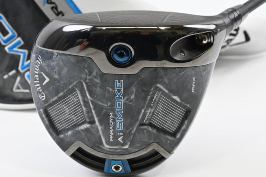 Callaway Paradym Ai Smoke Max Driver / 9 Degree / Senior Flex Vanquish 4 Shaft