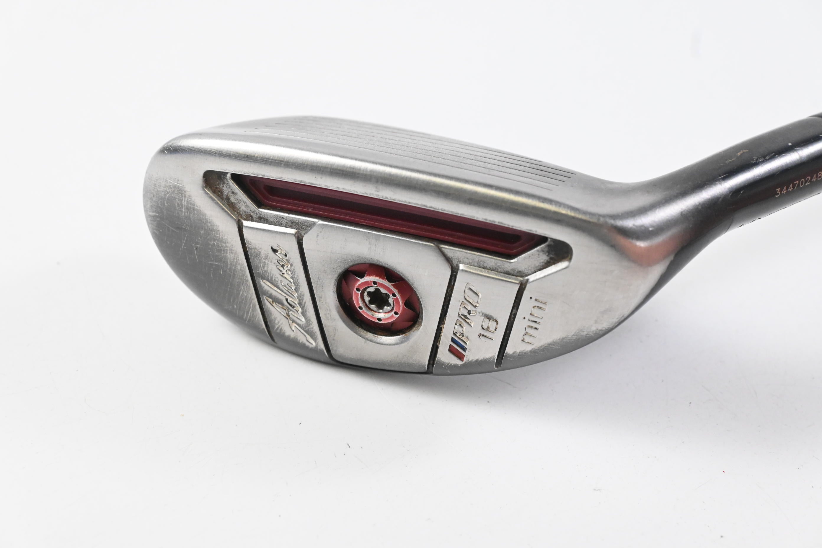 Adams Pro #3 Hybrid / 18 Degree / Stiff Flex Aldila Tour Green ATX 85 Shaft