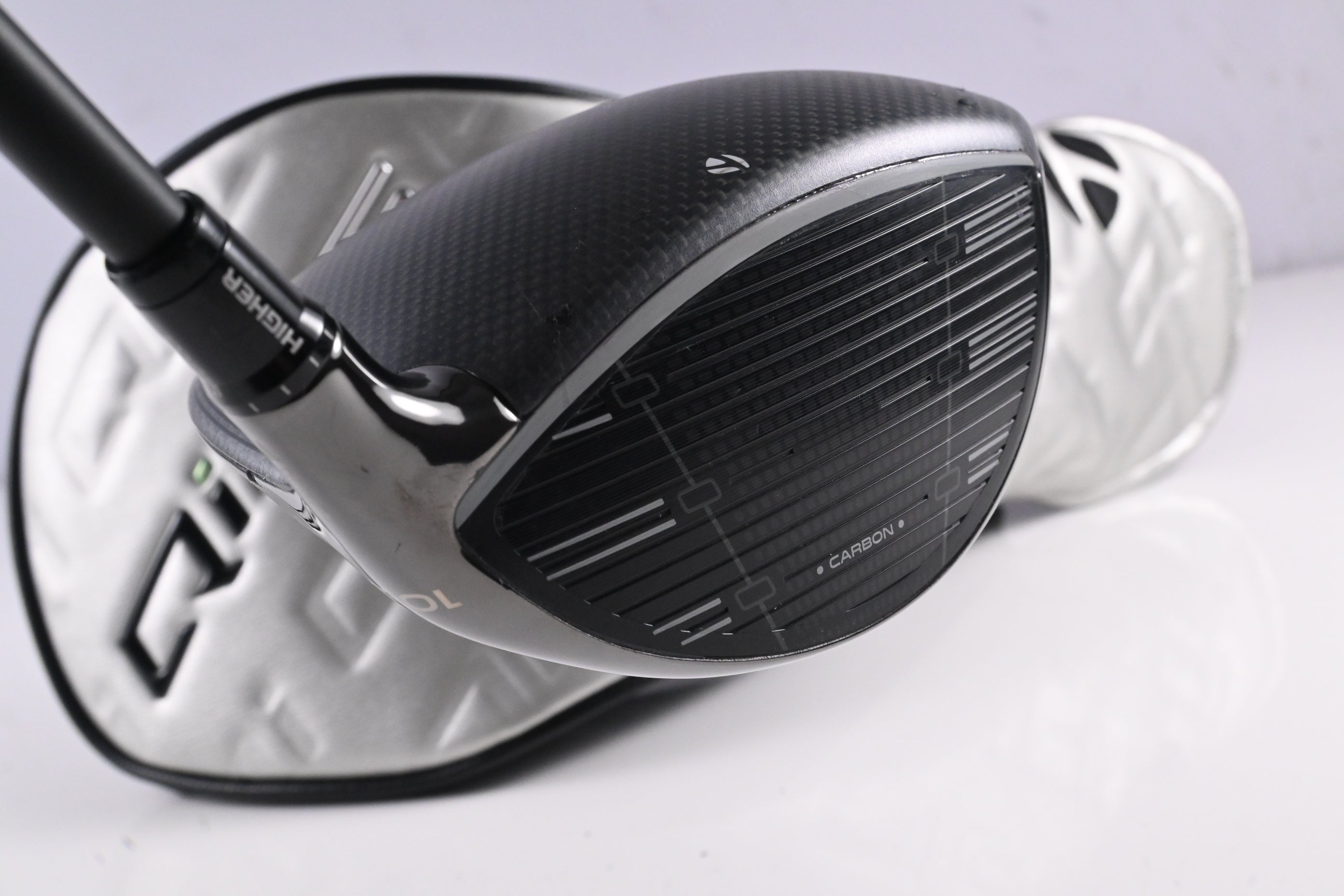 Left Hand Taylormade Qi35 Driver / 10.5 Degree / Stiff Flex Cypher 2.0 50 Shaft