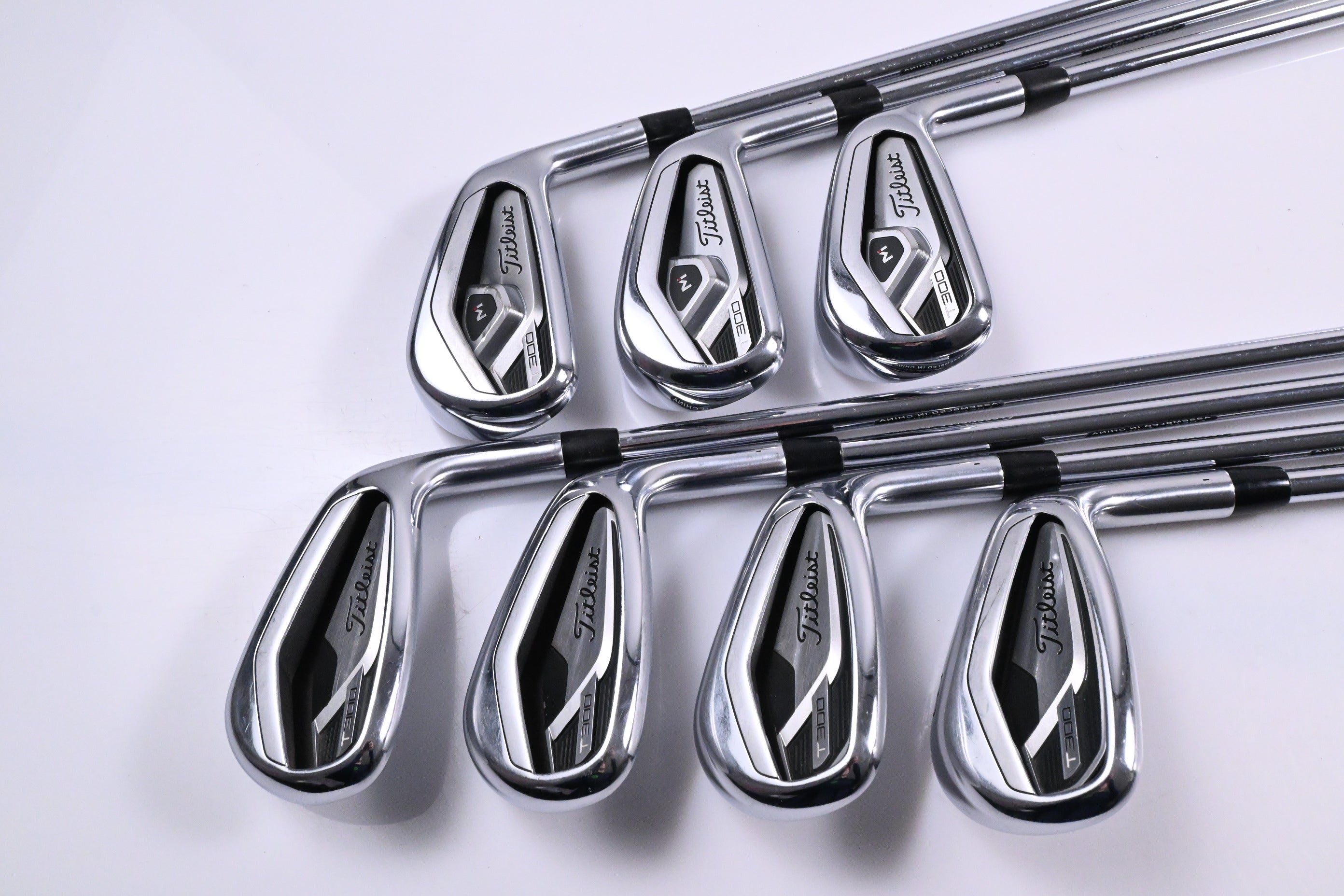 Titleist T300 2021 Irons / 5-PW+48° / Regular Flex AMT Red R300 Shafts