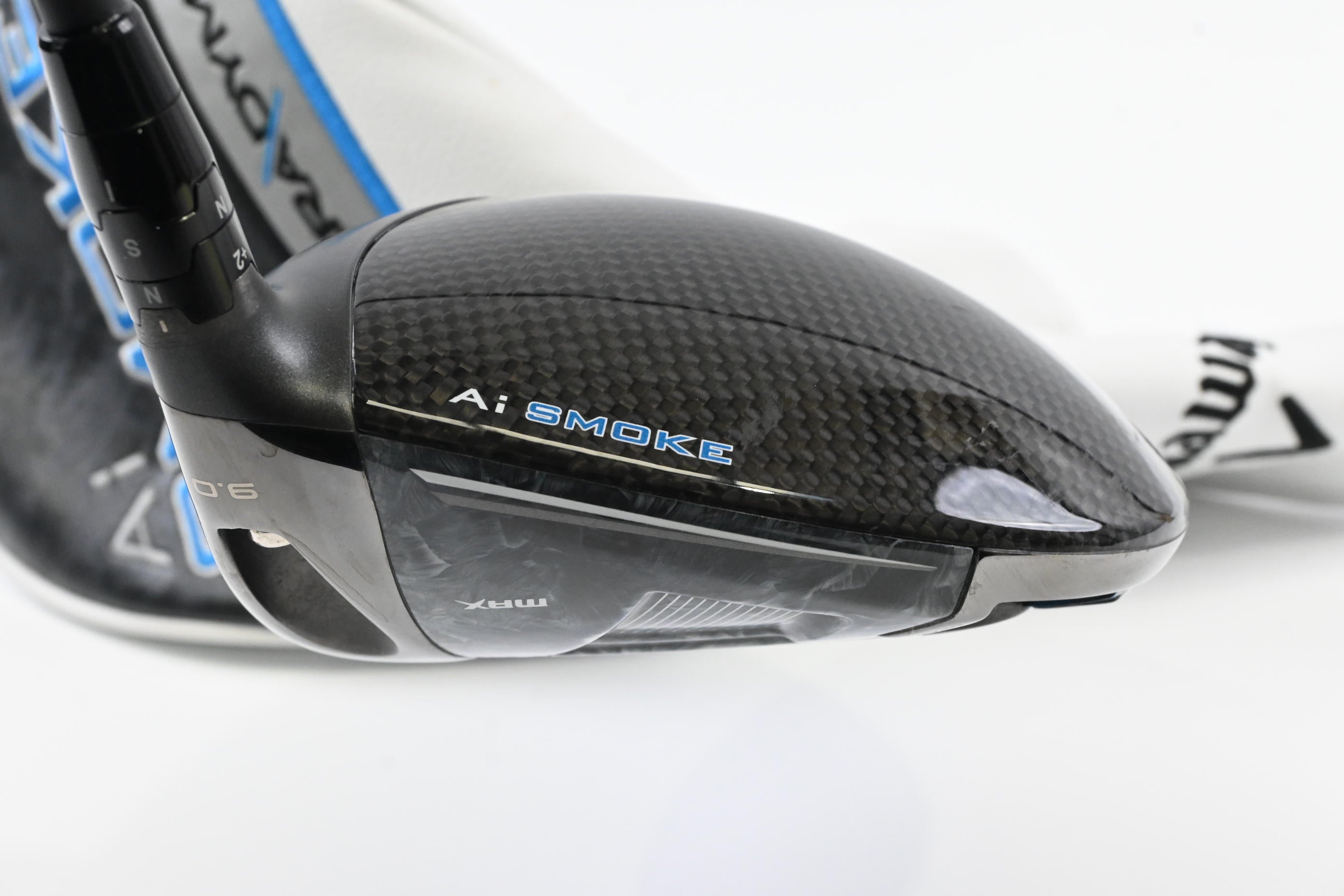 Callaway Paradym Ai Smoke Max Driver / 9 Degree / Senior Flex Vanquish 4 Shaft