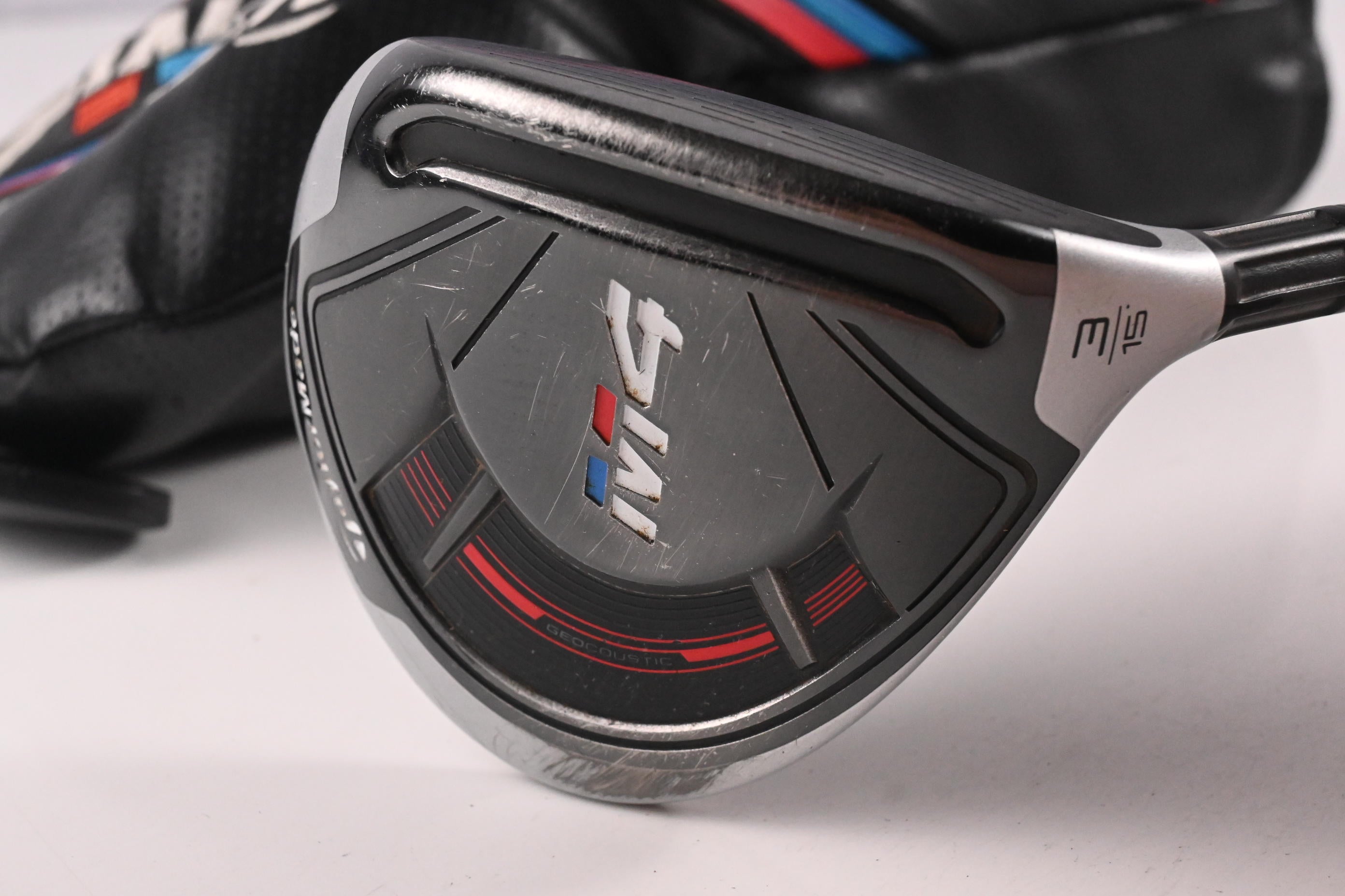 Taylormade M4 #3 Wood / 15 Degree / Regular Flex Fujikura Atmos Red 5 Shaft