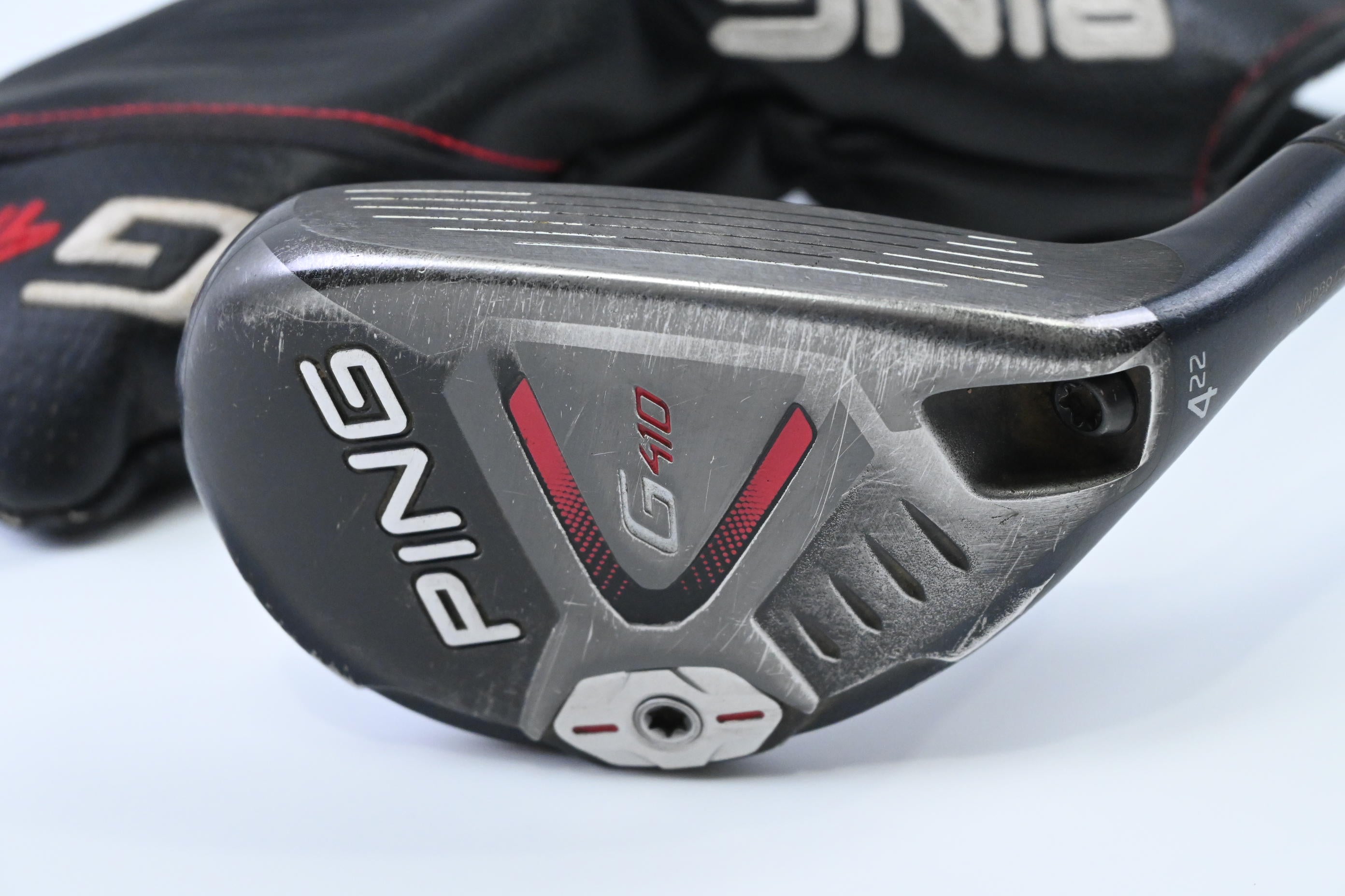 Ping G410 #4 Hybrid / 22 Degree / Regular Flex Ping Alta CB Red 70 Shaft