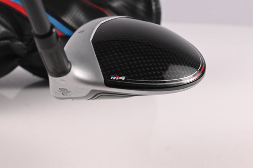 Taylormade M4 #3 Wood / 15 Degree / Regular Flex Fujikura Atmos Red 5 Shaft