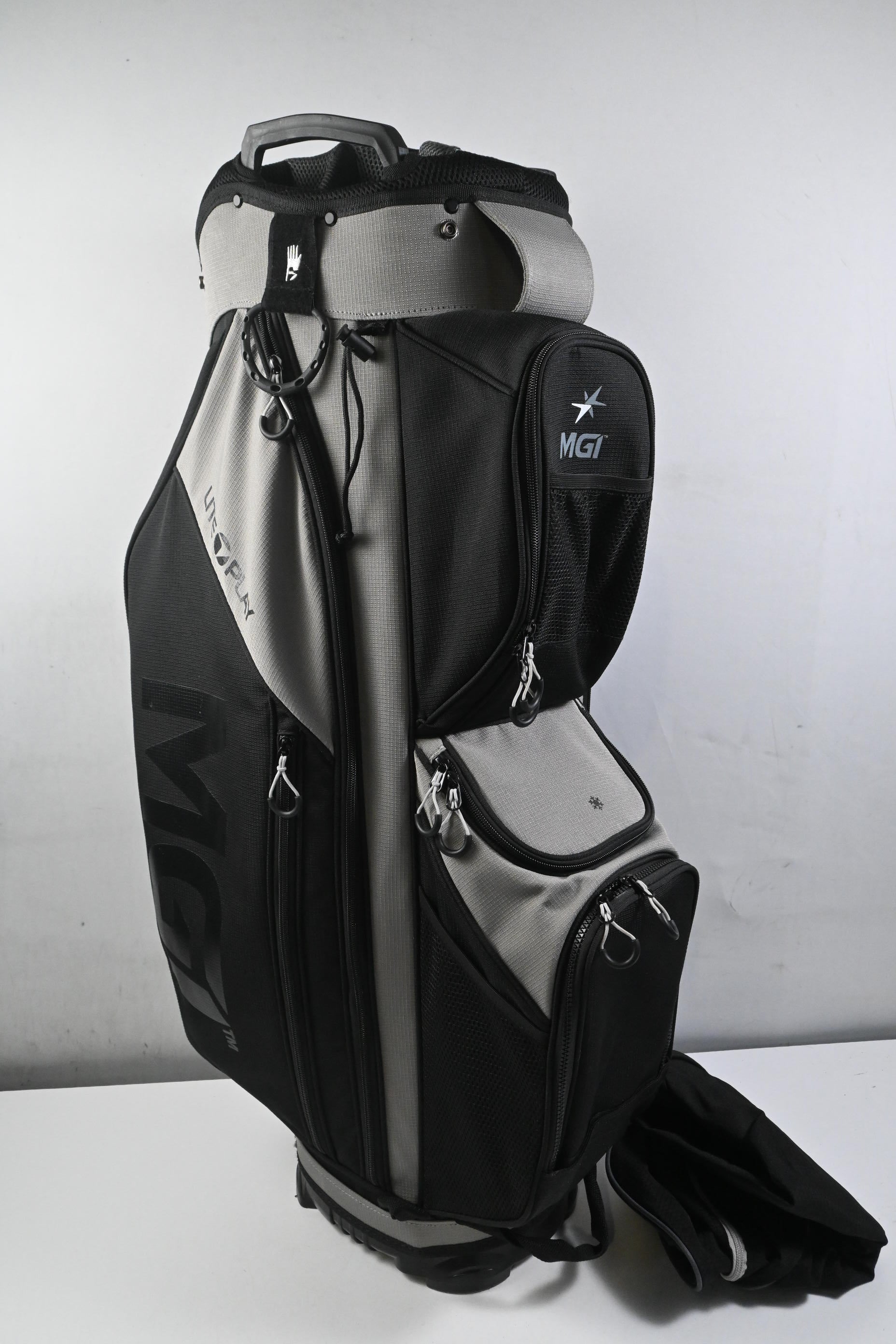 MGi Lite Play Cart Bag / 14-Way Divider / Black, Grey