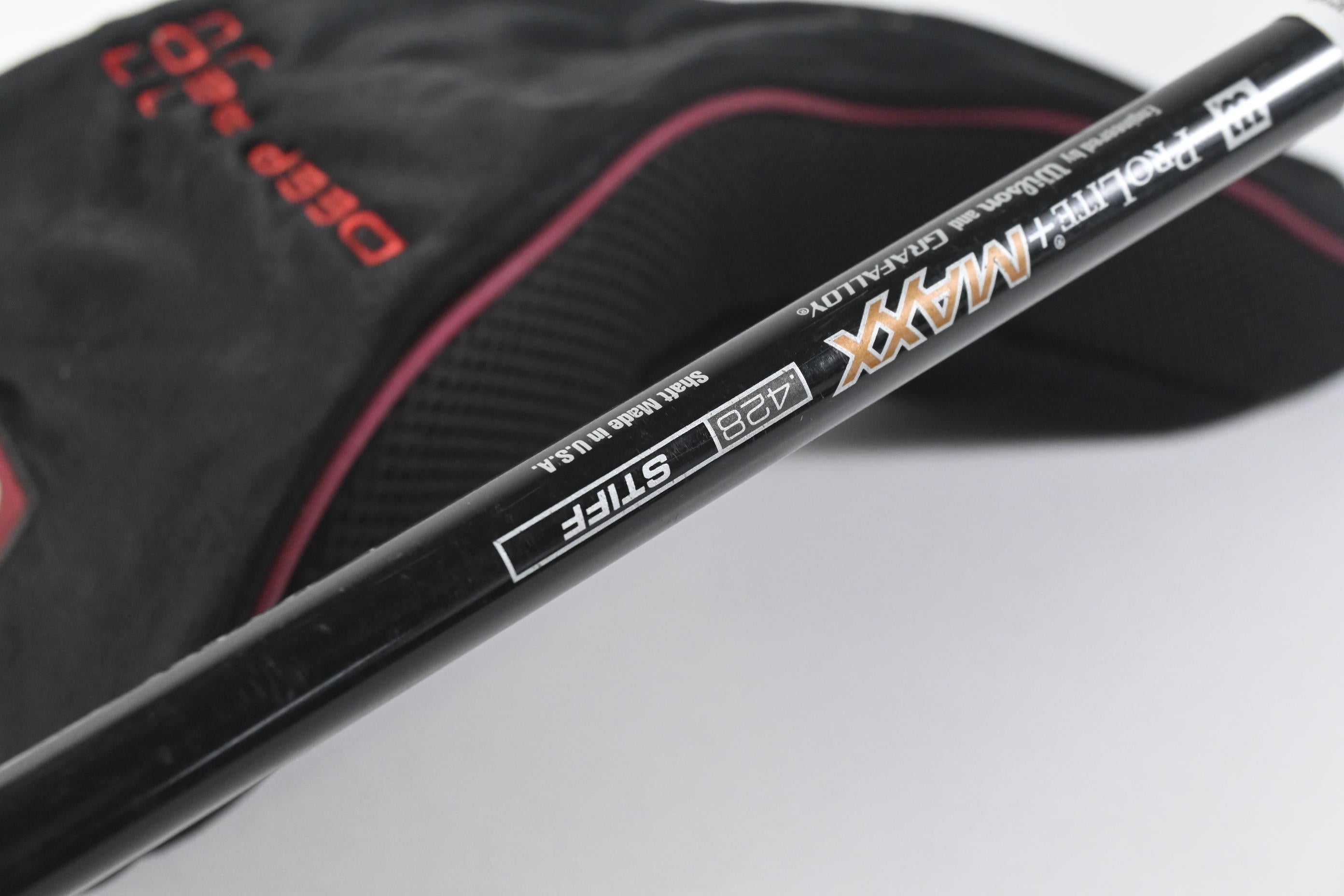 Wilson Deep Red II Driver / 10.5 Degree / Stiff Flex Grafalloy ProLite Shaft