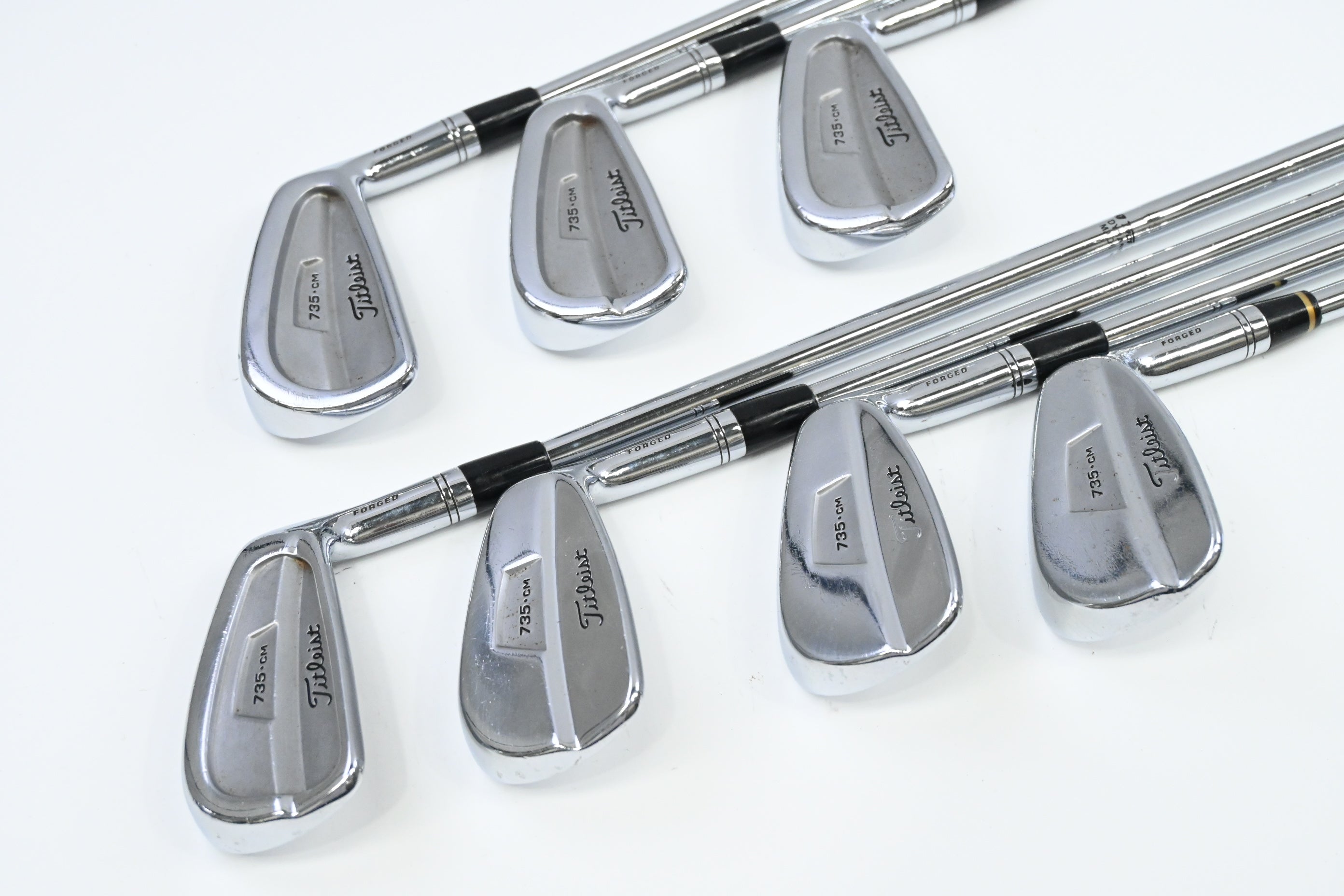 Titleist 735.CM Irons / 4-PW / Stiff Flex Dynamic Gold S300 Shafts