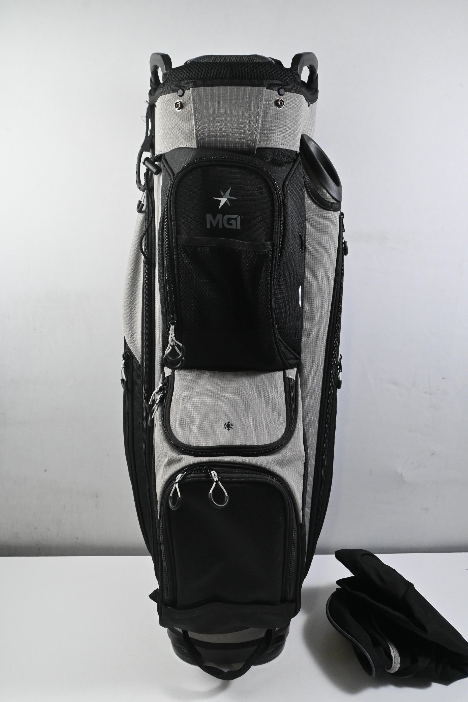 MGi Lite Play Cart Bag / 14-Way Divider / Black, Grey