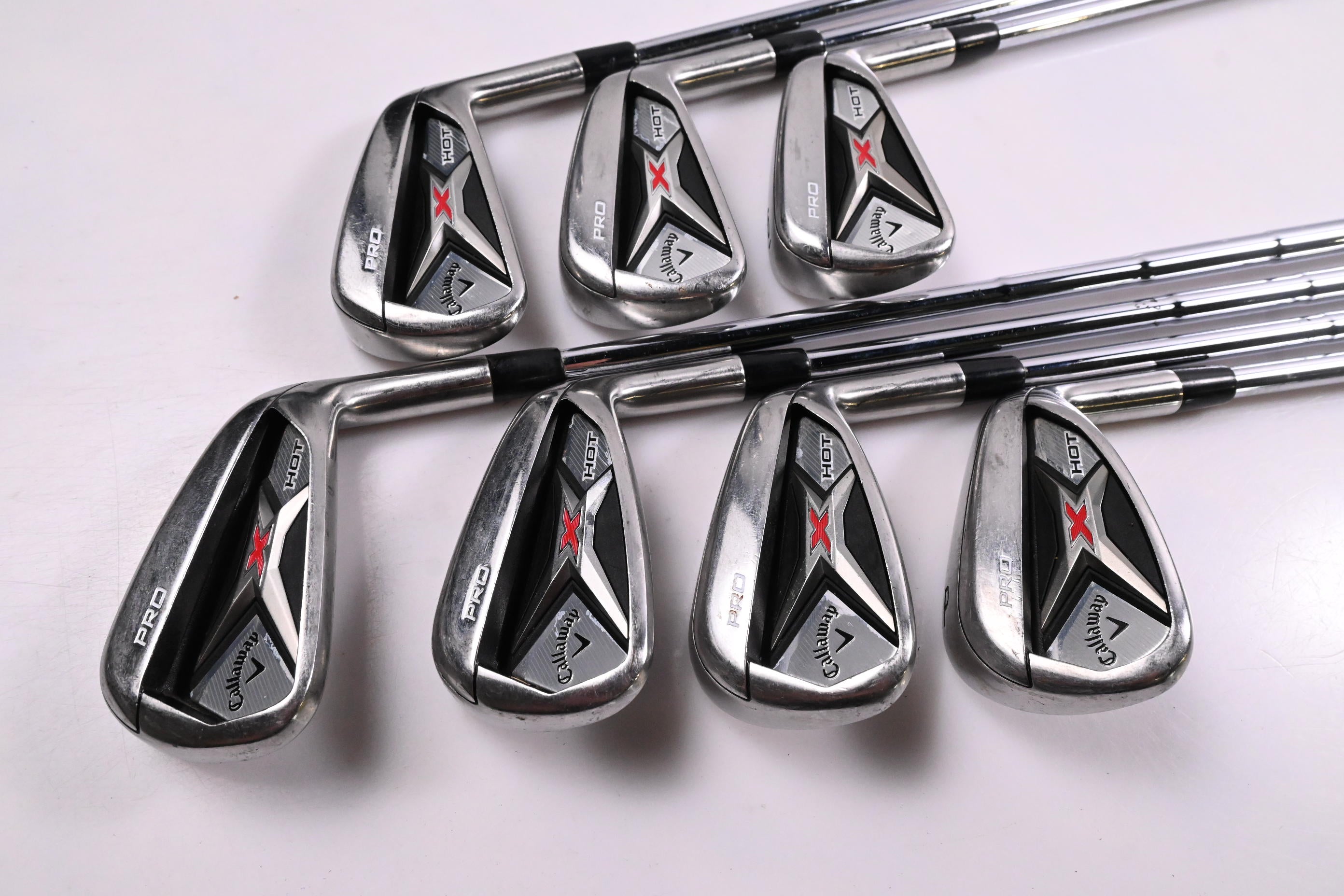Callaway X Hot Pro Irons / 4-PW / X-Flex Dynamic Gold X100 Shafts
