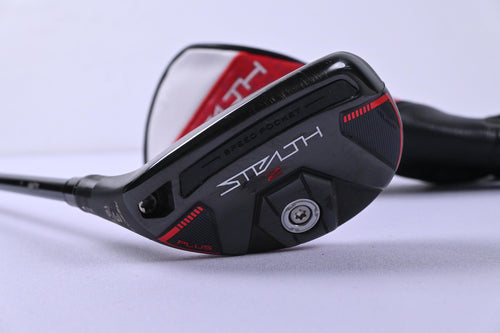 Left Hand Taylormade Stealth 2 Plus #3 Hybrid / 19.5 Degree / Stiff Flex Red 85