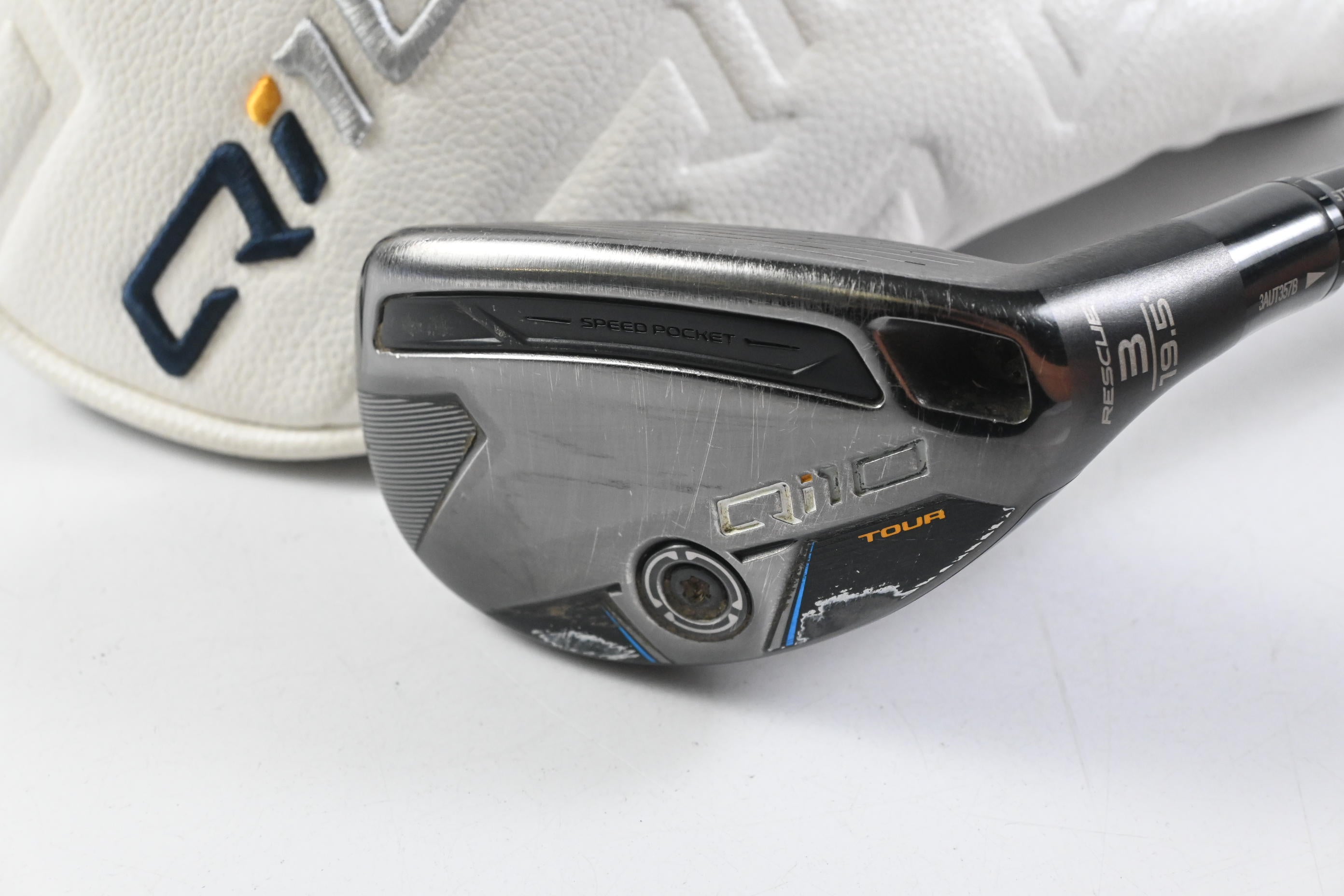 Taylormade Qi10 Tour #3 Hybrid / 19.5 Degree / Stiff Flex Tensei AV Limited Blue