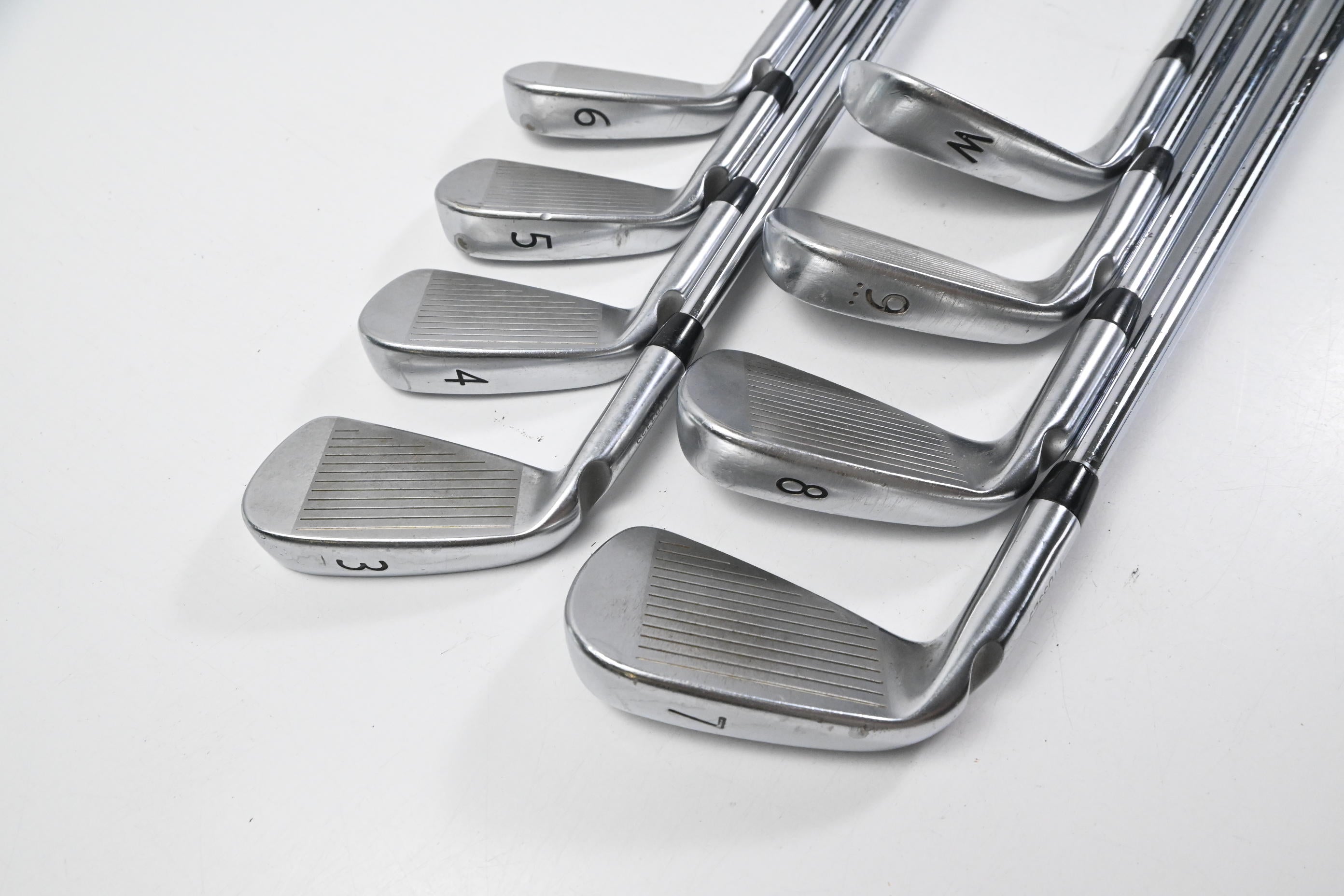 Ping S55 Irons / 3-PW / Green Dot / Stiff Flex Dynamic Gold S300 Shafts