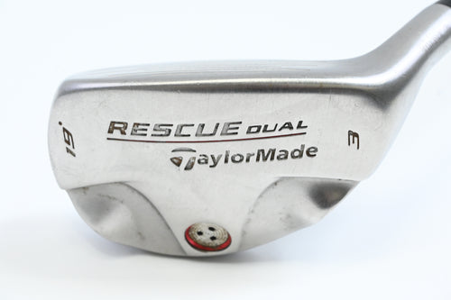 Taylormade Rescue Dual #3 Hybrid / 19 Degree / Stiff Flex Taylormade 65 Shaft