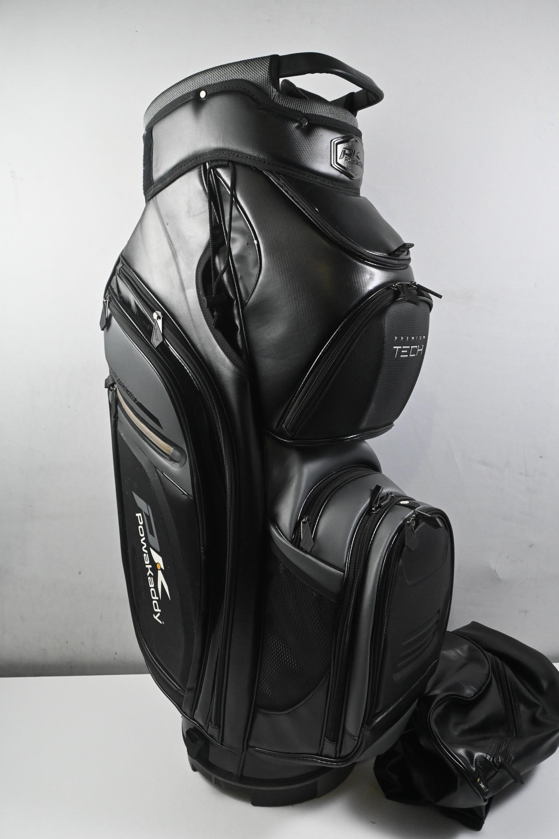 Powakaddy Premium Tech Cart Bag / 14-Way Divider / Black