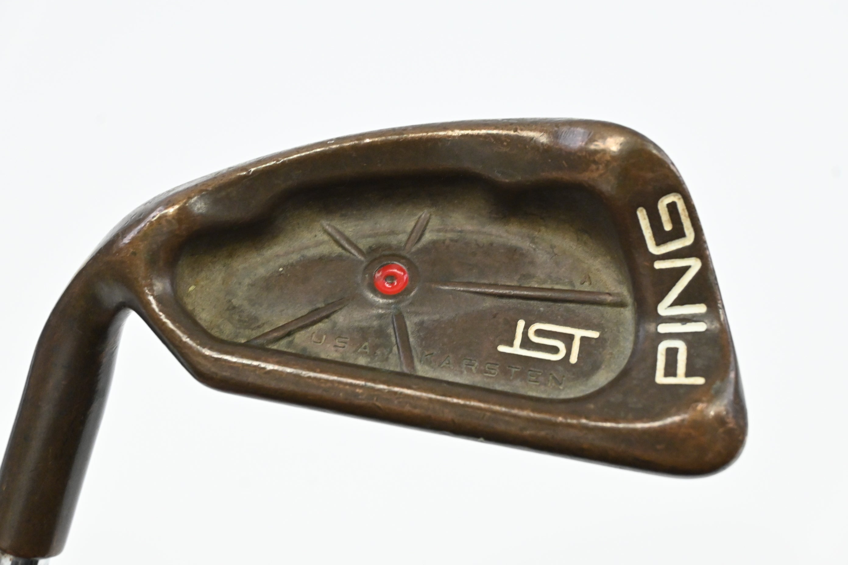 Left Hand Ping ISI #8 Iron / Red Dot / Stiff Flex Ping Cushin JZ Shaft