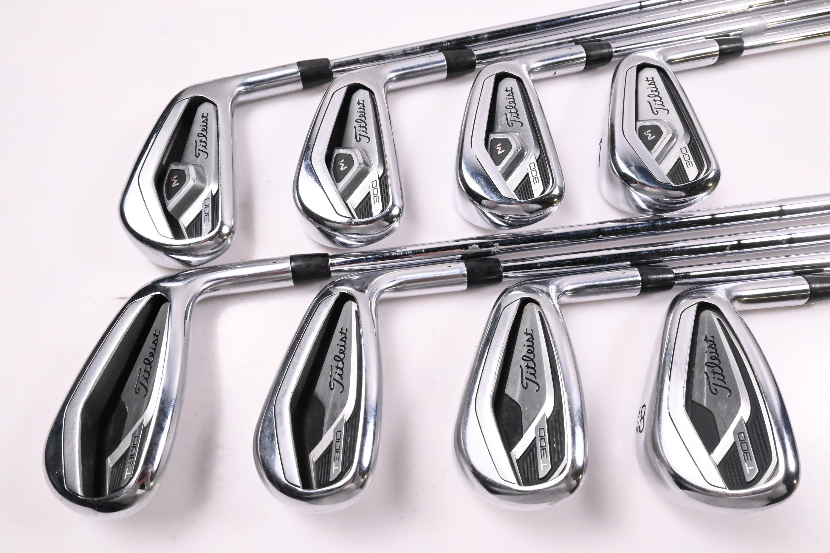 Titleist T300 2021 Irons / 4-PW+48° / Stiff Flex KBS Tour Shafts