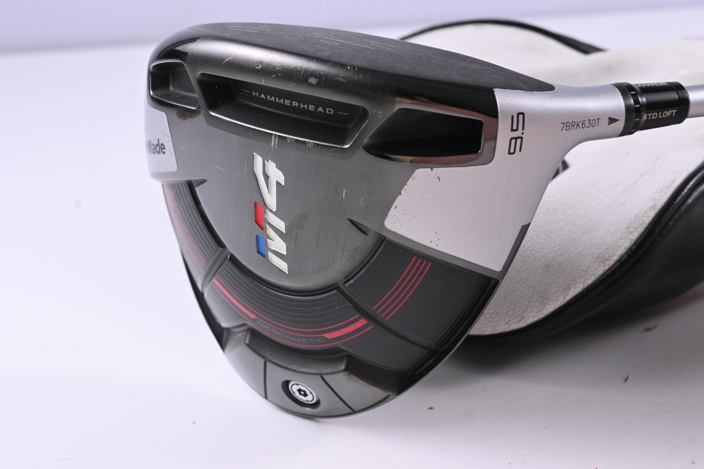 Taylormade M4 Driver / 9.5 Degree / Stiff Flex Matrix Ozik White Tie MFS 55
