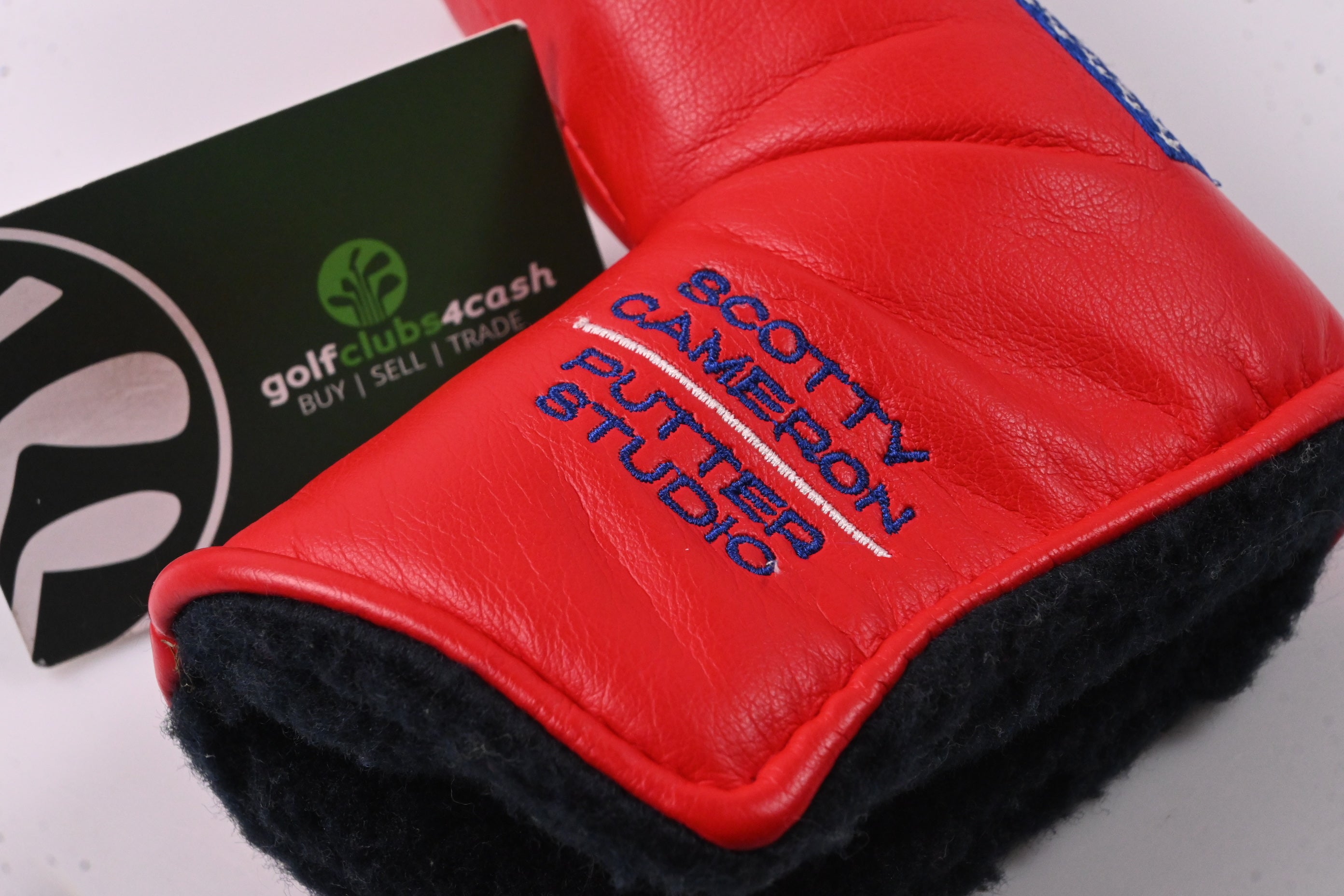 Scotty Cameron 2002 Red Flag Putter Cover / Blade / Red