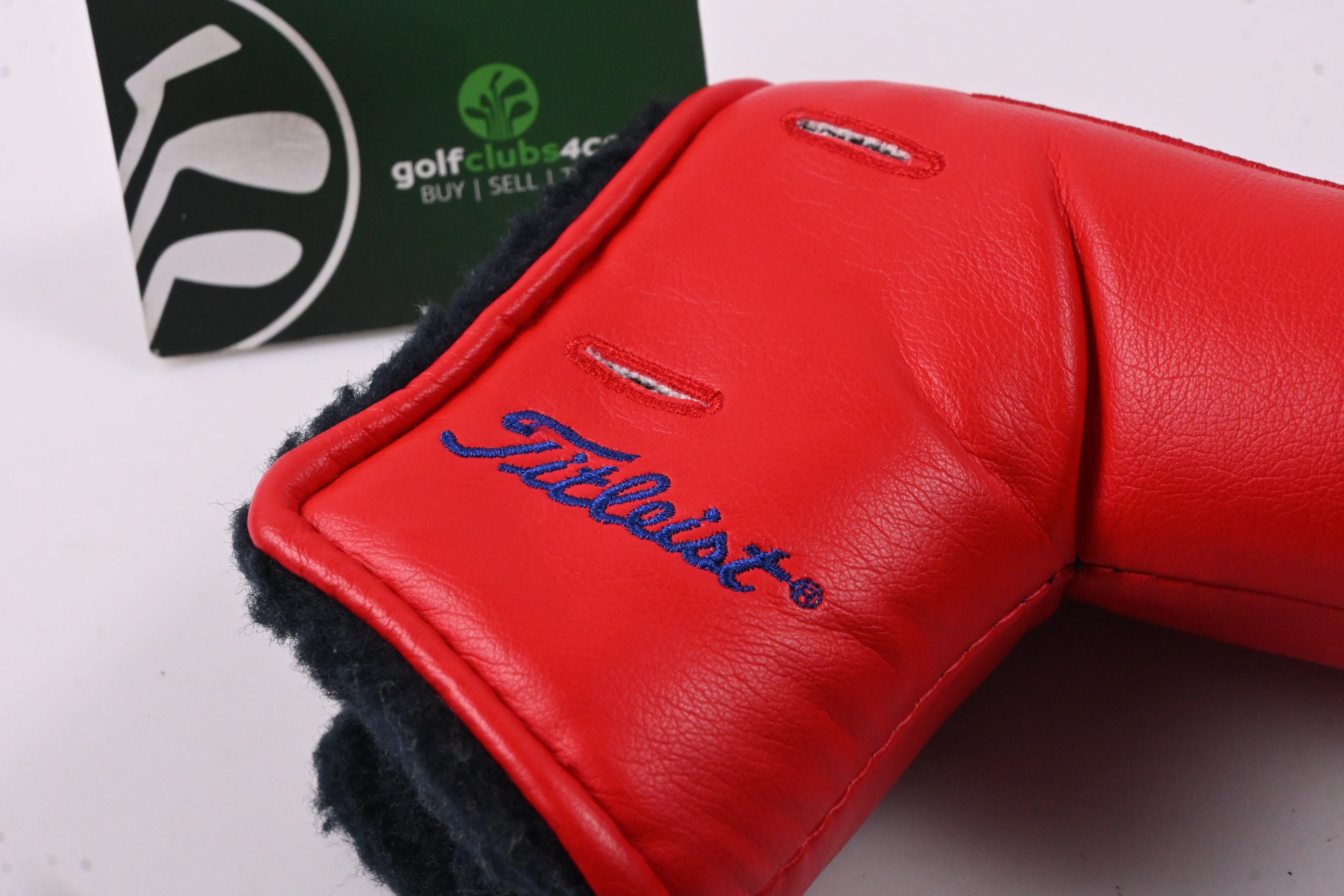 Scotty Cameron 2002 Red Flag Putter Cover / Blade / Red