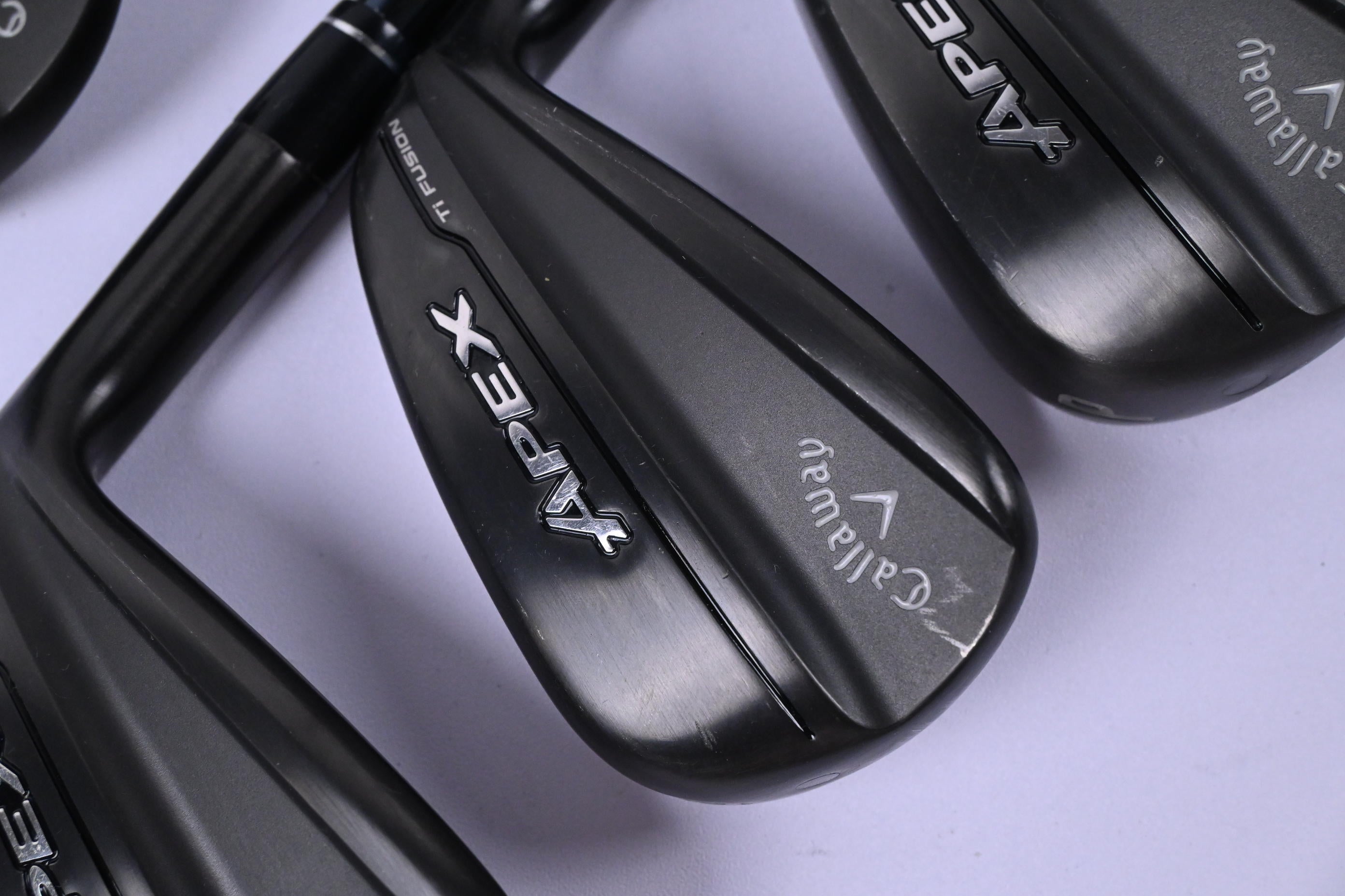 Callaway Apex Ti Fusion Irons / 5-PW+GW / Stiff Flex UST HX Recoil Dart 80