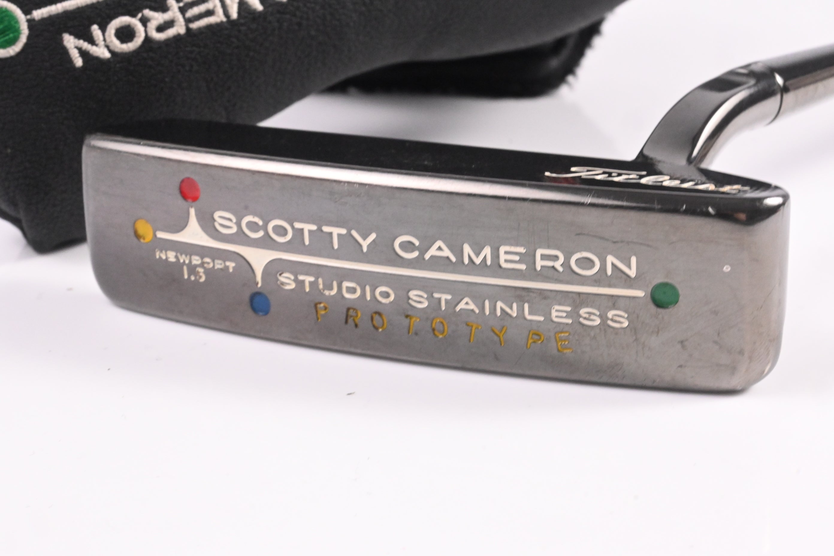Scotty Cameron Studio Stainless Proto Black Pearl Newport 2.5 Putter / 34 Inch