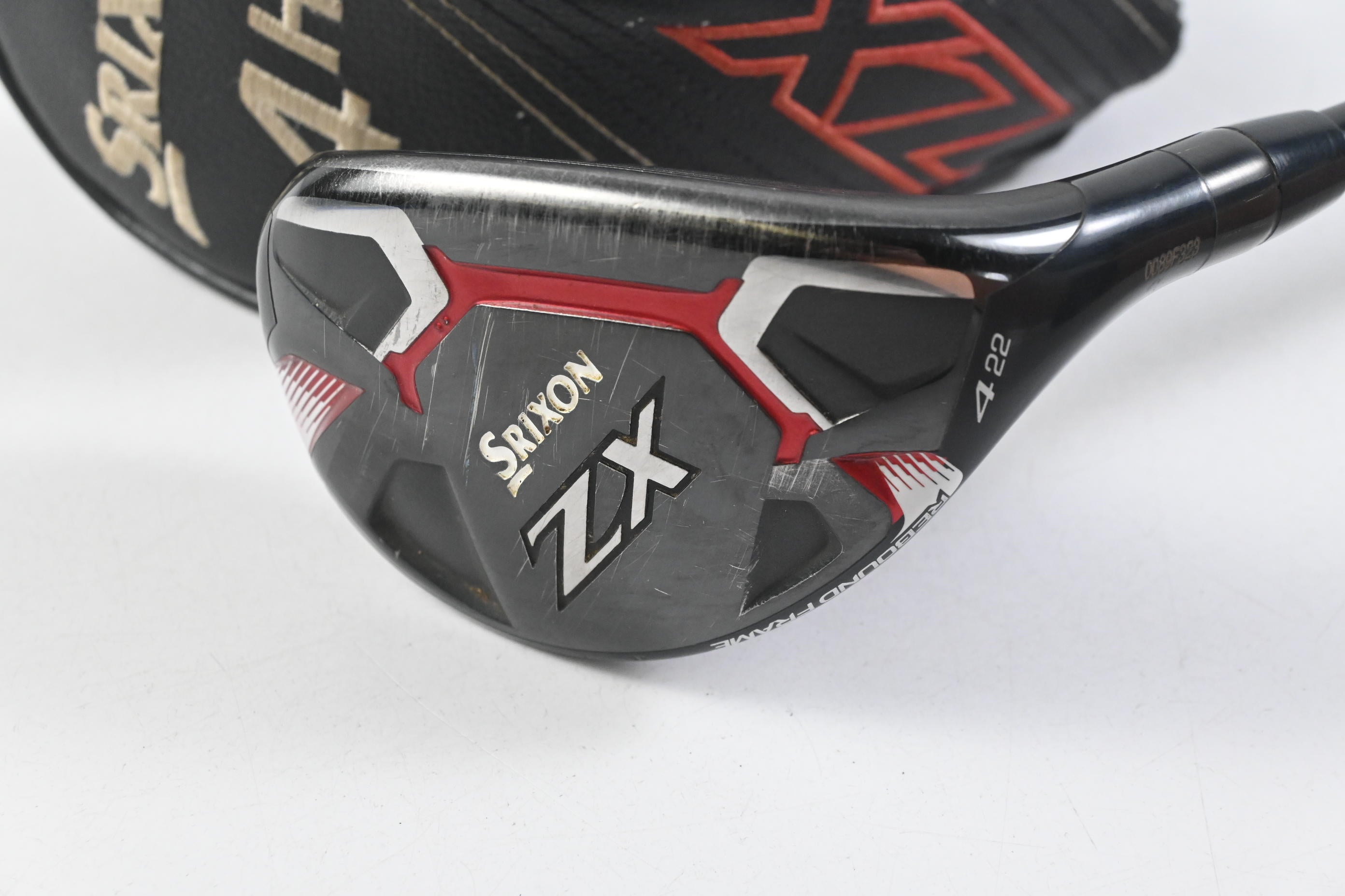 Srixon ZX #4 Hybrid / 22 Degree / Stiff Flex Hzrdus Smoke Black RDX 80 Shaft