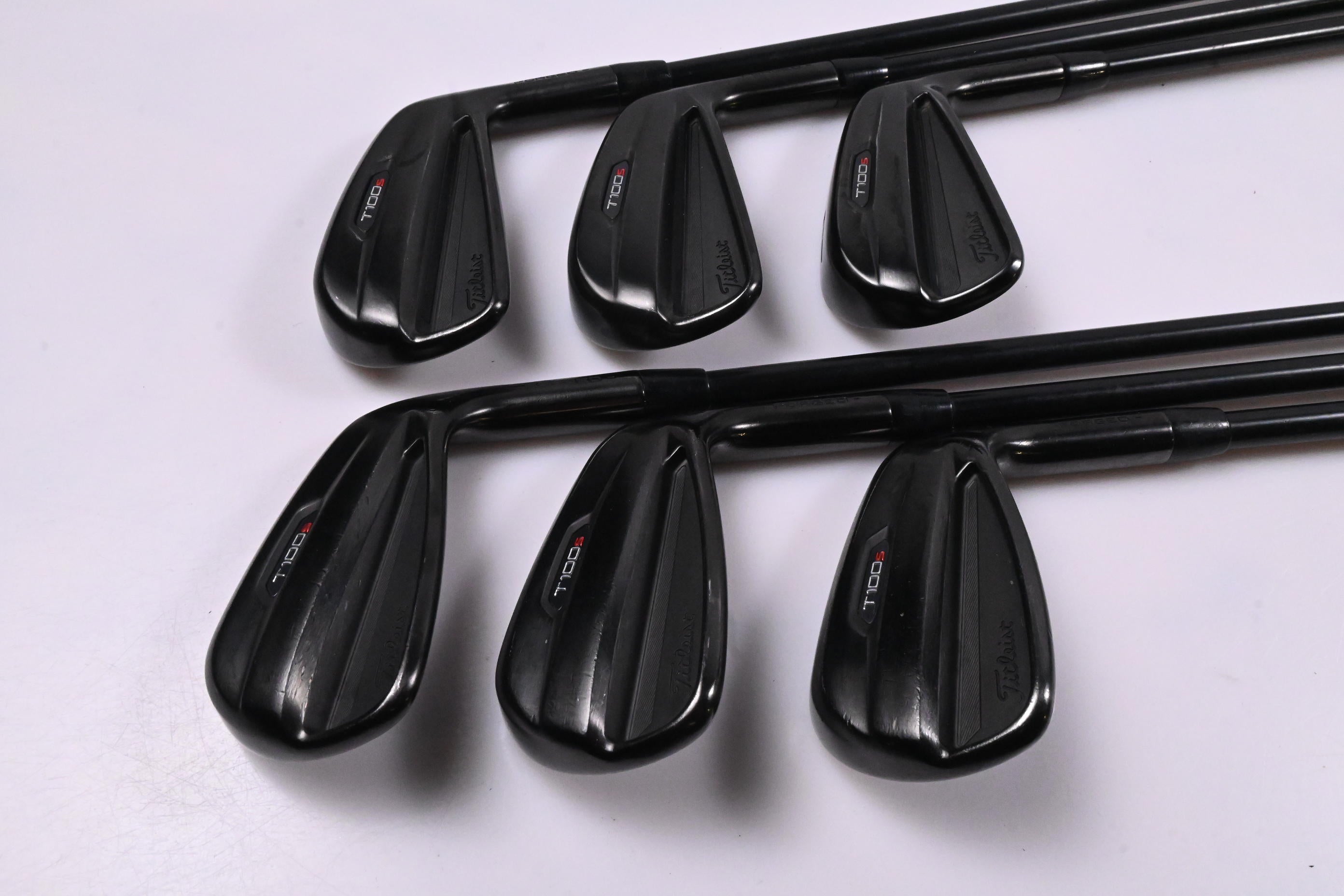 Titleist T100.S Ltd Edition Black Irons / 5-PW / Stiff Flex AMT Red S300 Shafts