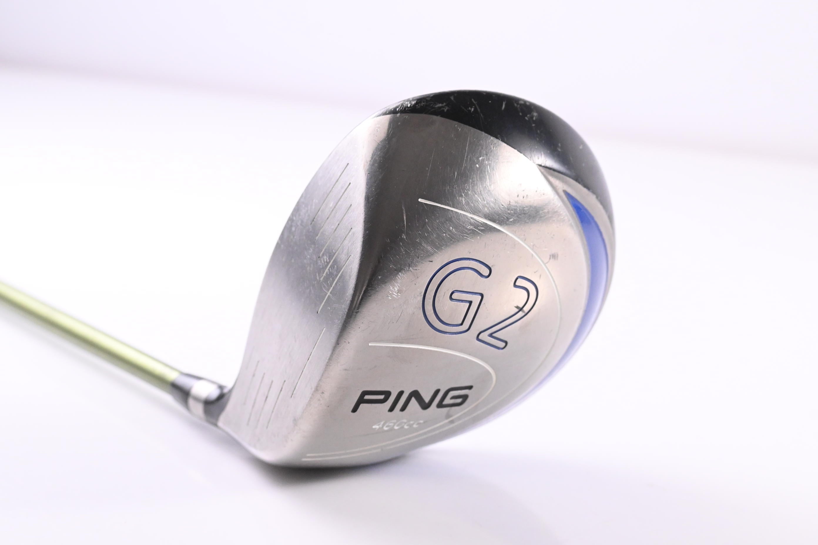 Left Hand Ping G2 Driver / 10 Degree / Stiff Flex Aldila NV Green 65 Shaft