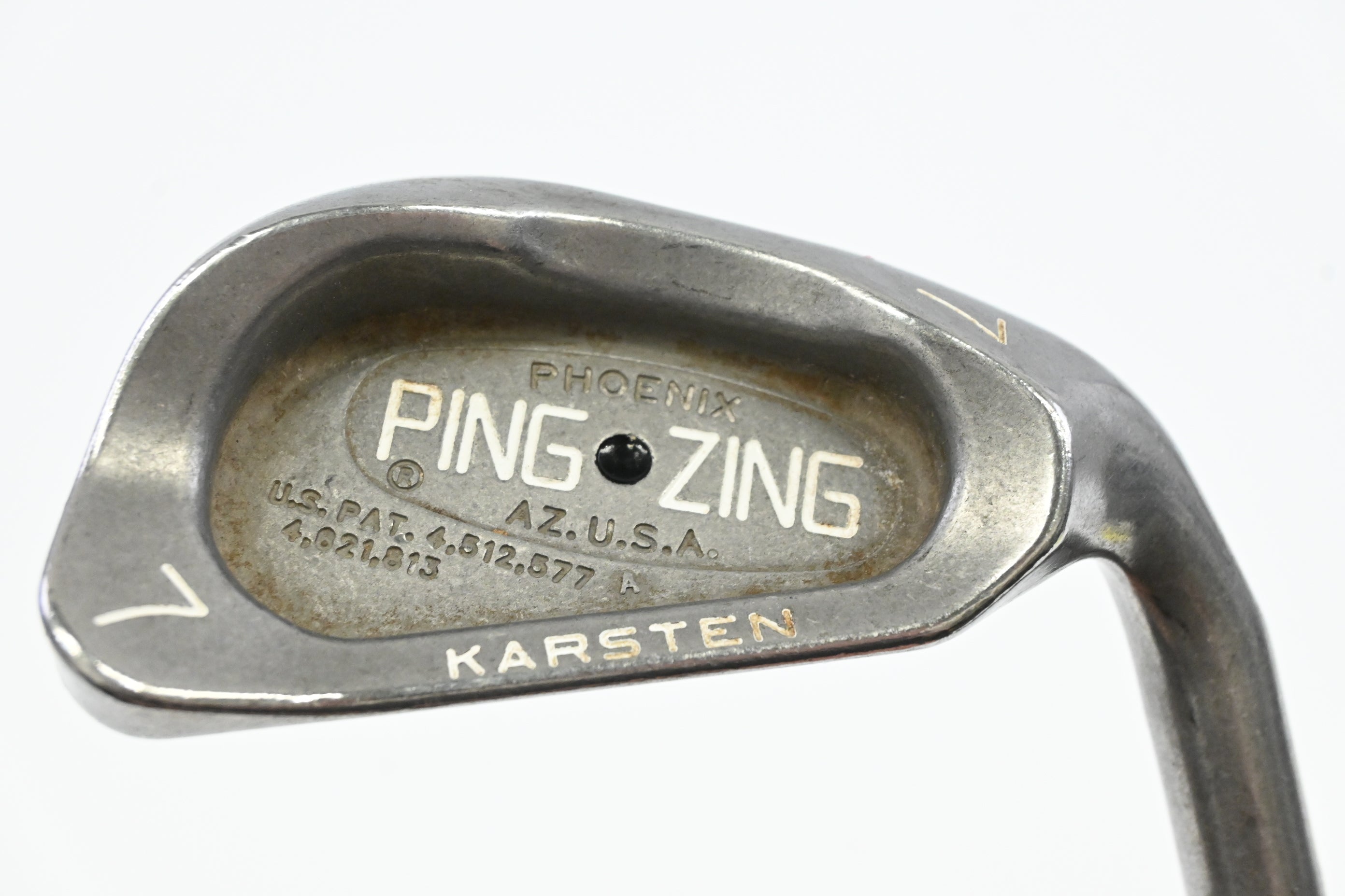 Ping Zing #7 Iron / Black Dot / Stiff Flex Ping KT-M Shaft
