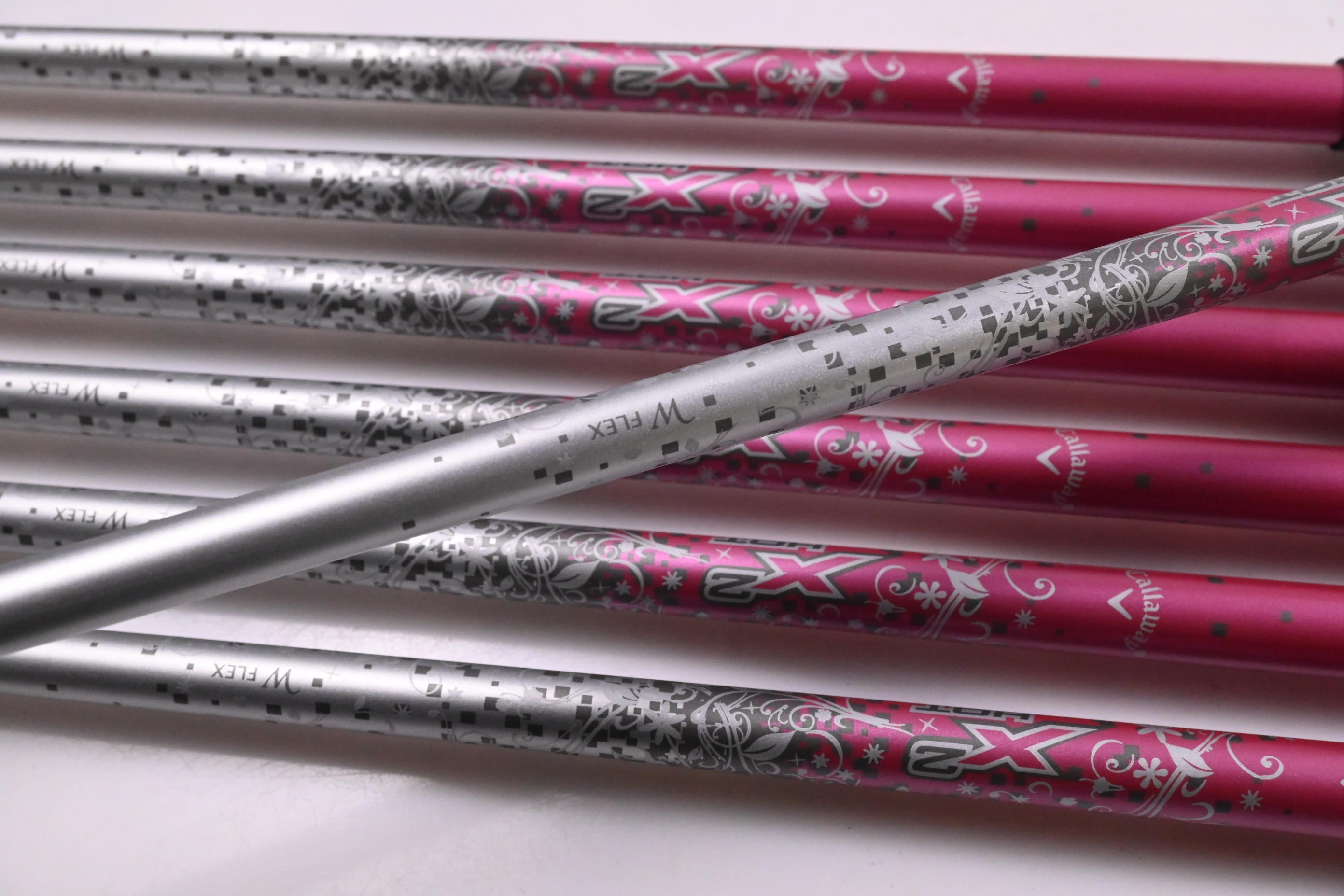 Callaway X2 Hot Irons / 5-PW+SW / Ladies Flex Callaway Shafts