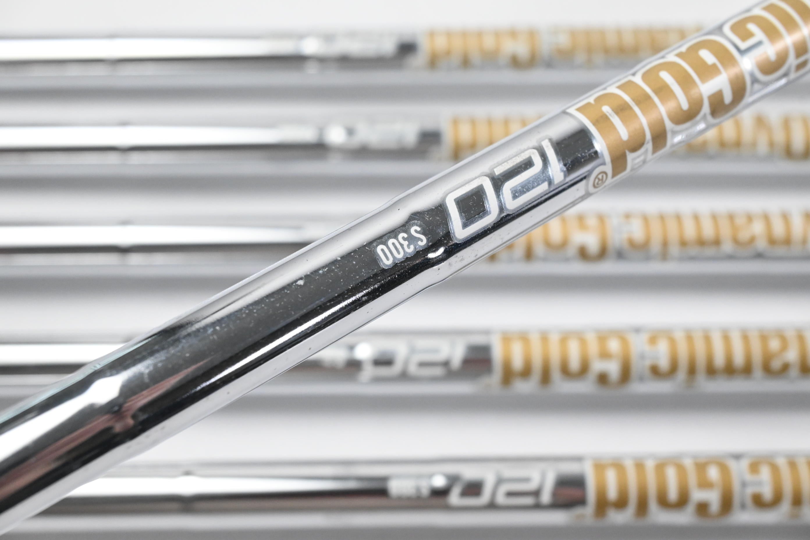 Ping i500 Irons / 5-PW / Blue Dot / Stiff Flex Dynamic Gold 120 S300 Shafts